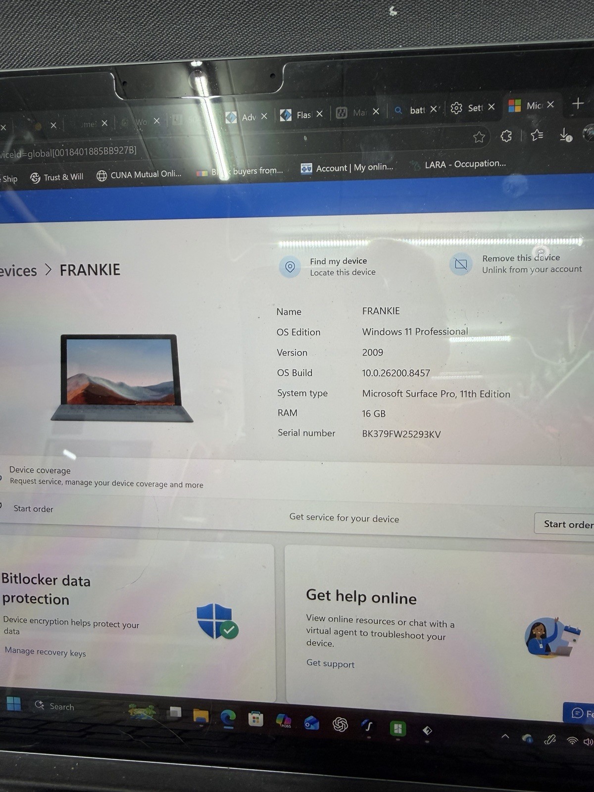 Microsoft Surface Pro Copilot+ PC 13 Inch Snapdragon X Plus + Keyboard Combo