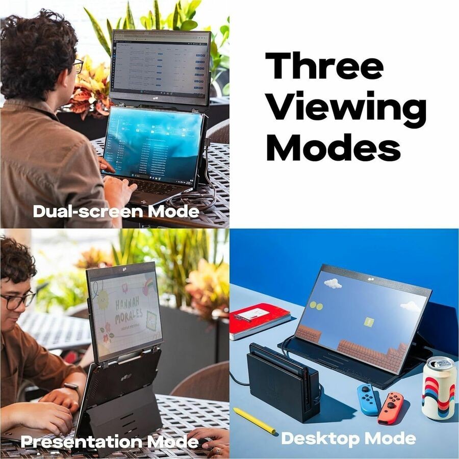 Mobile Pixels Duex Float 15.6″ FHD IPS Touch Portable Dual Monitor