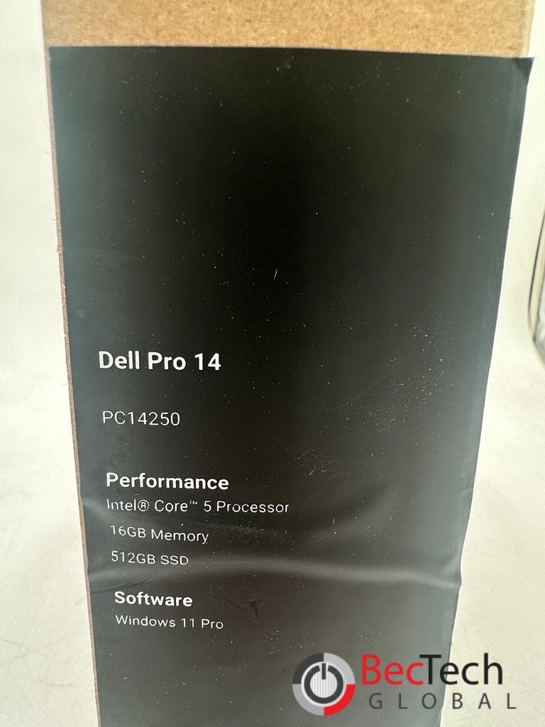 New Dell Pro pc14250 14″ Core Ultra 5 120U 1.6GHz 16GB RAM 512GB SSD