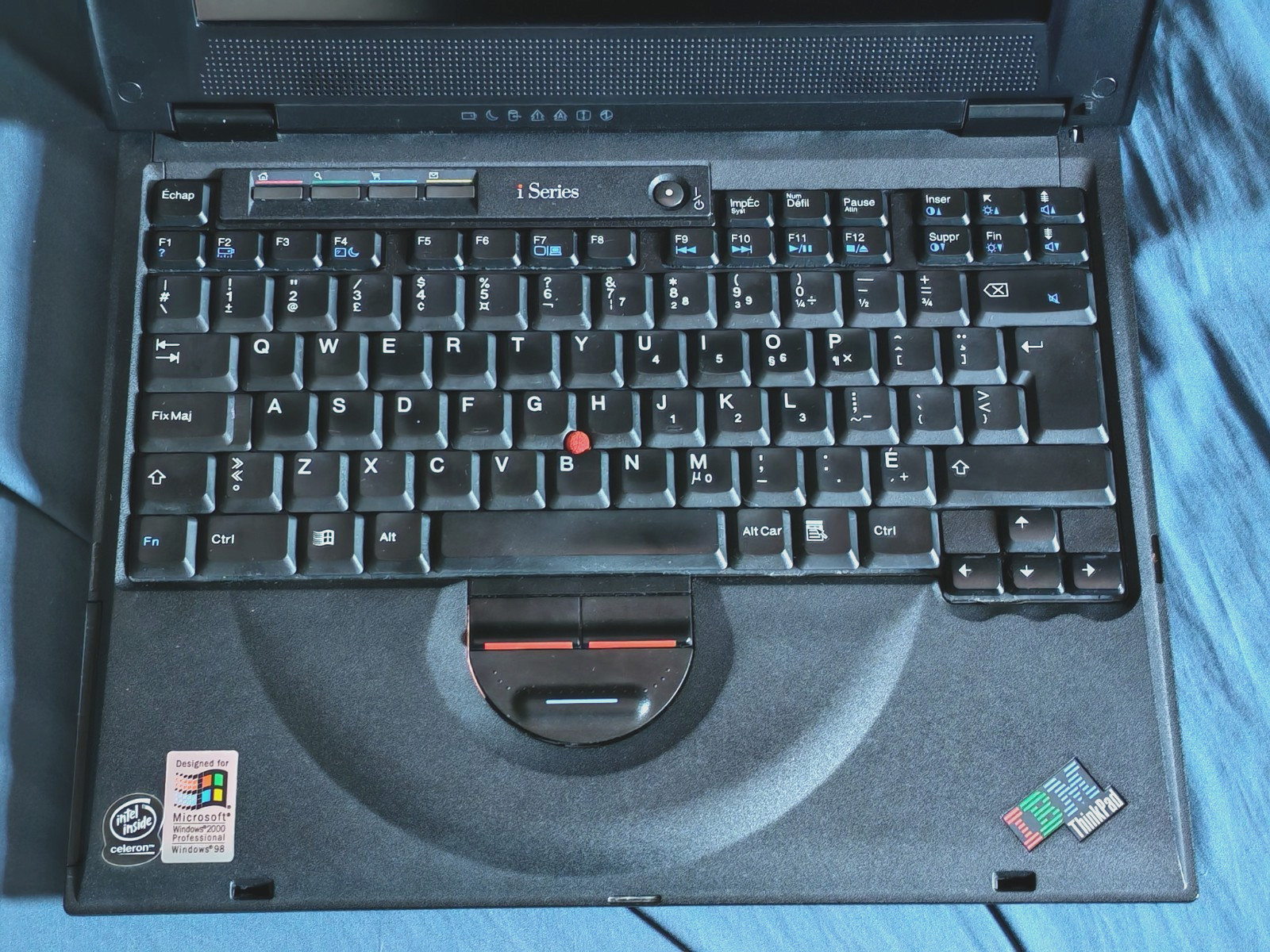 IBM ThinkPad iSeries 1161 – Win98 SE, Celeron, 32MB, 6GB
