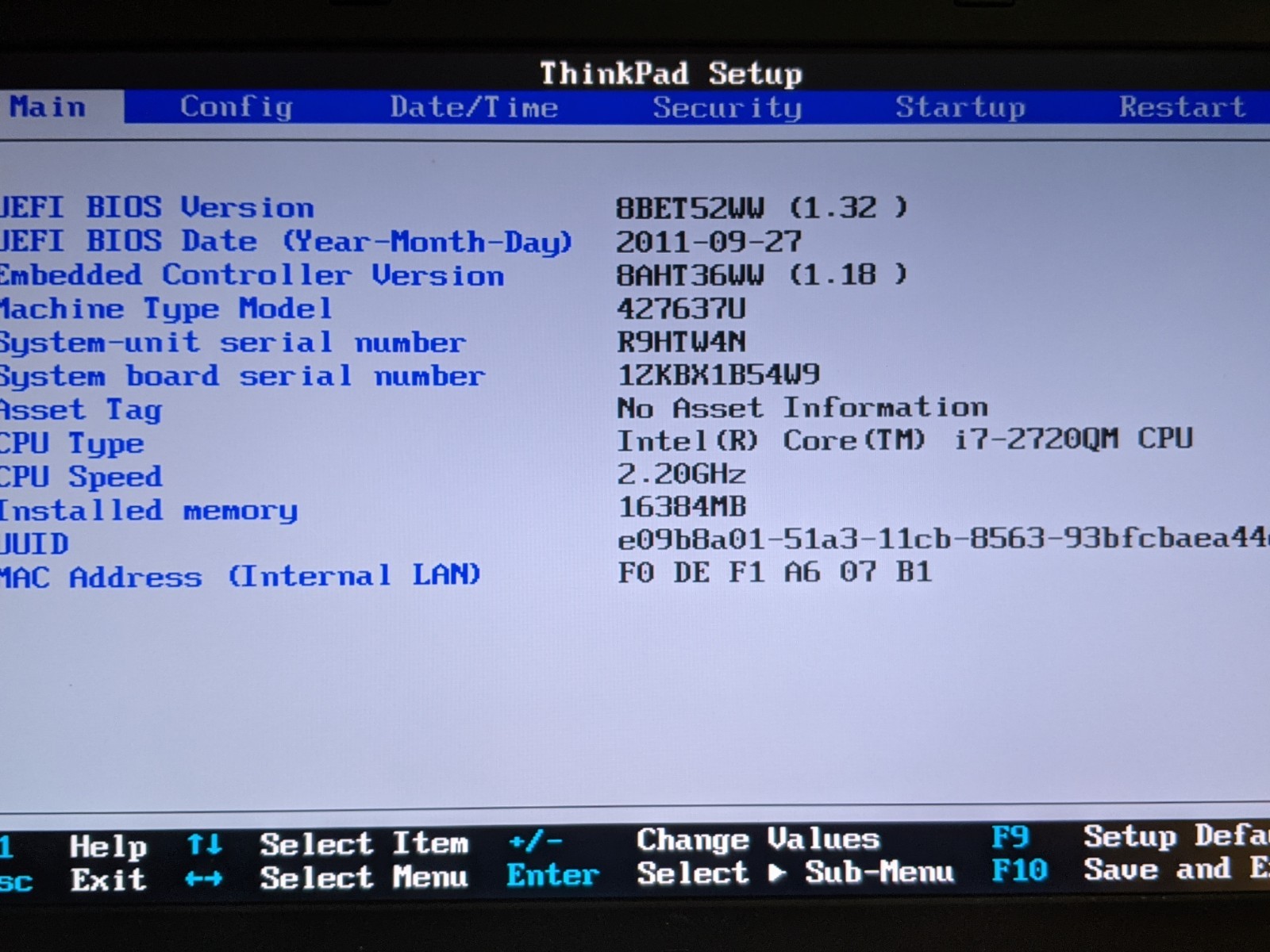 Lenovo ThinkPad W520 15.6” Laptop Intel i7-2720QM 16GB RAM 250GB SSD Win 10 Pro