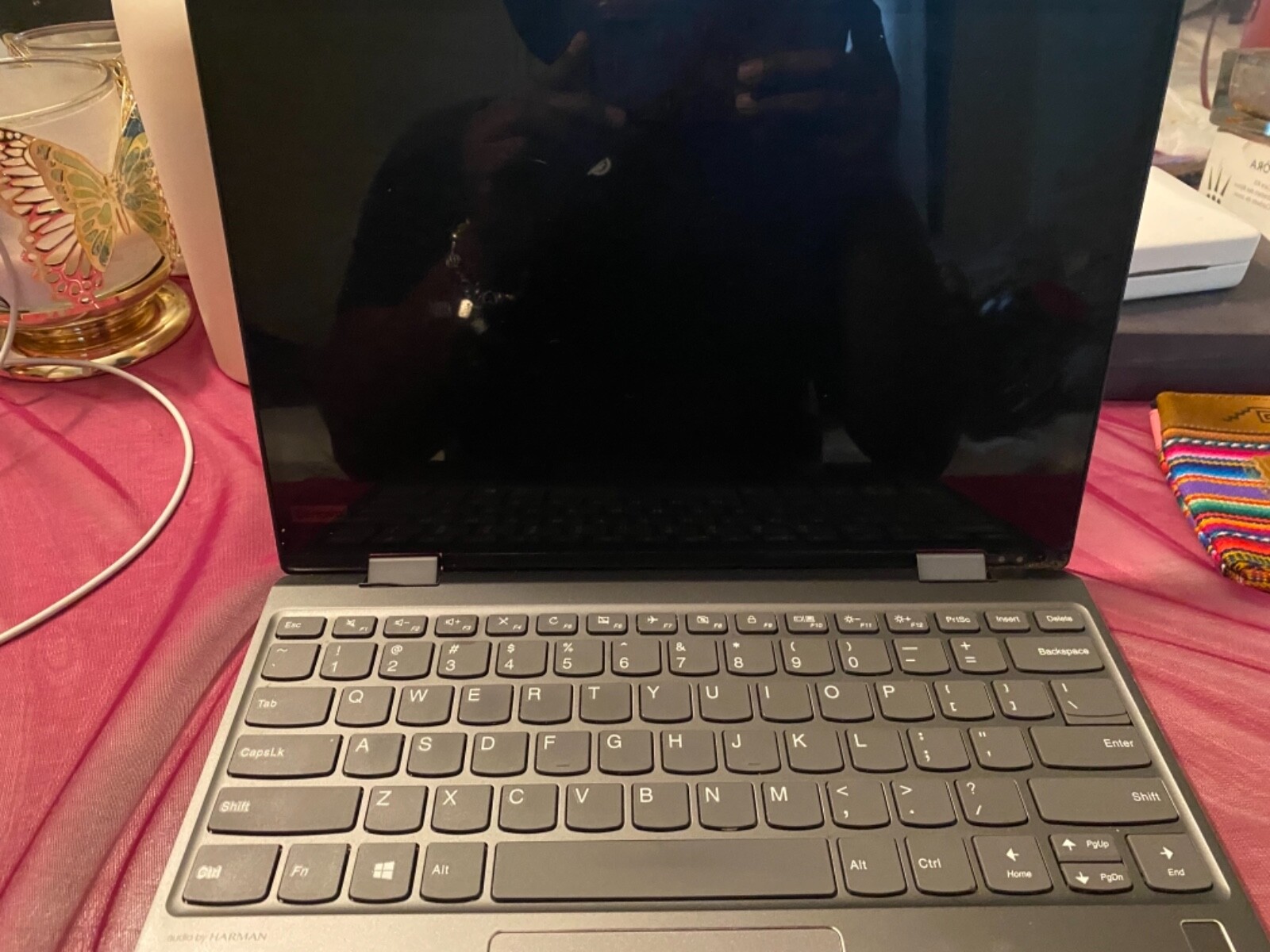 Gently used Lenovo Yoga 720 2-in-1 Touch screen laptop 128 Gb iron gray