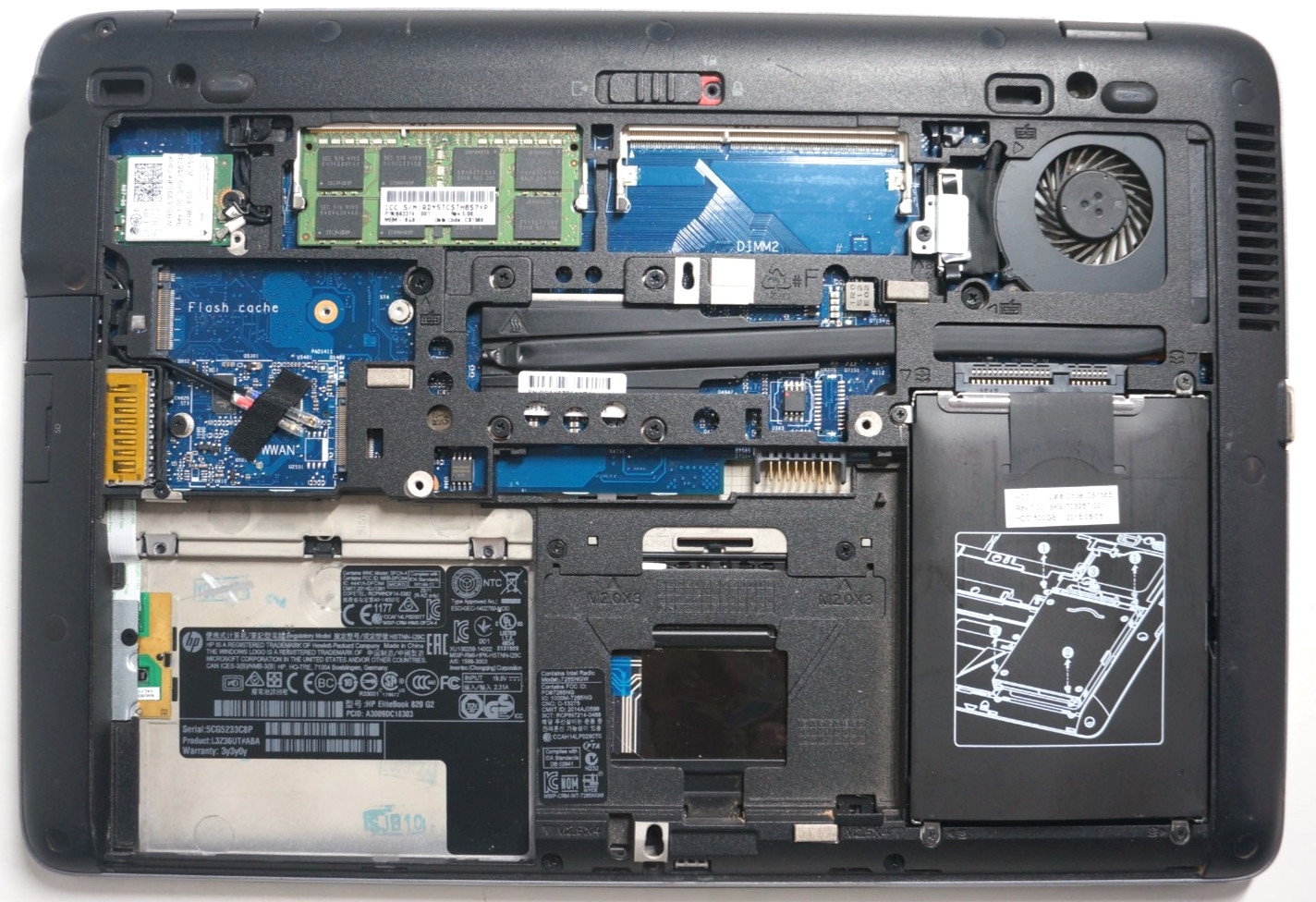 HP EliteBook 820 G3 -Intel Core i5-5300U @2.30GHz 8GB RAM No HD/No OS/No Battery