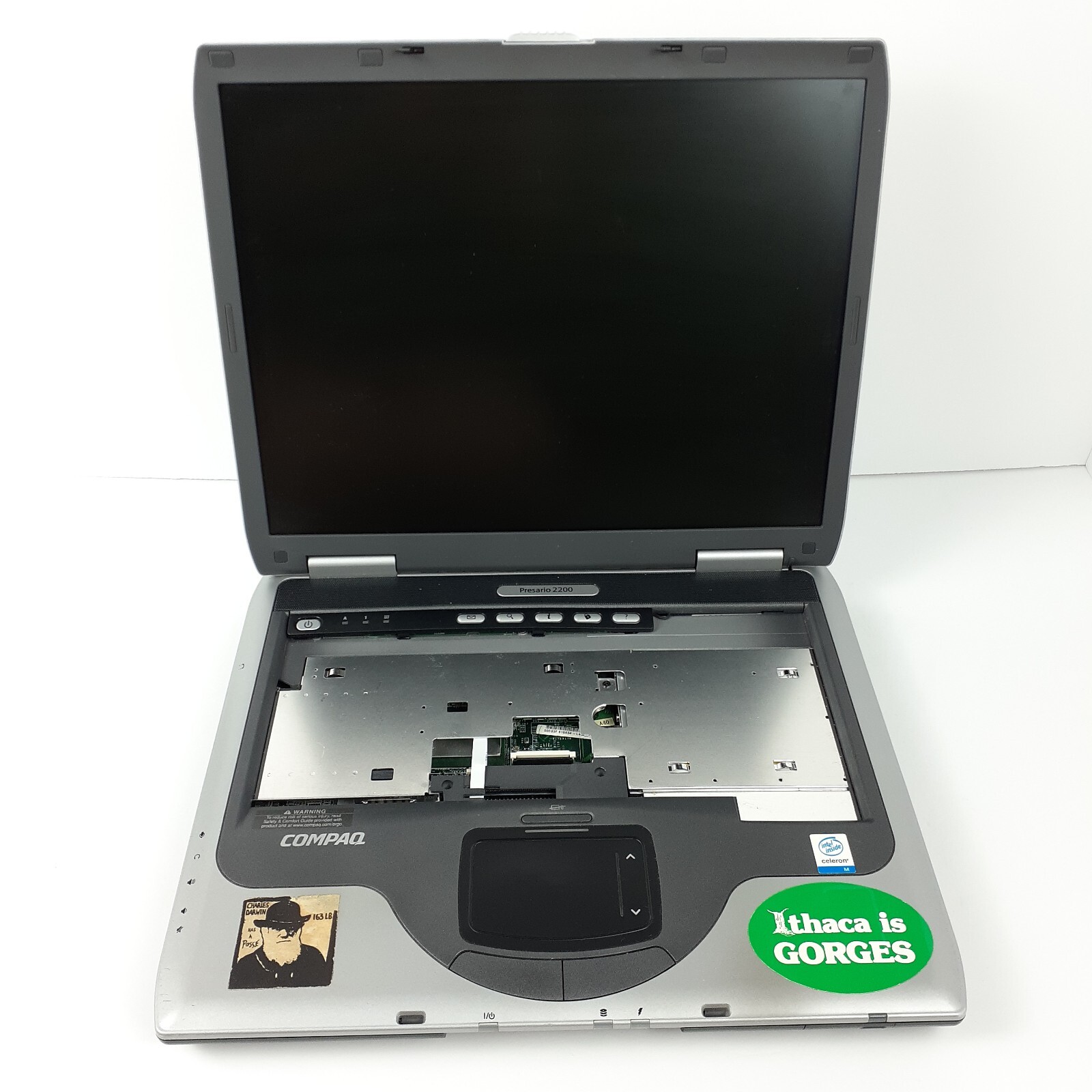 Compaq Presario 2200 256 MB RAM No HDD No Keyboard For Parts Or Repair