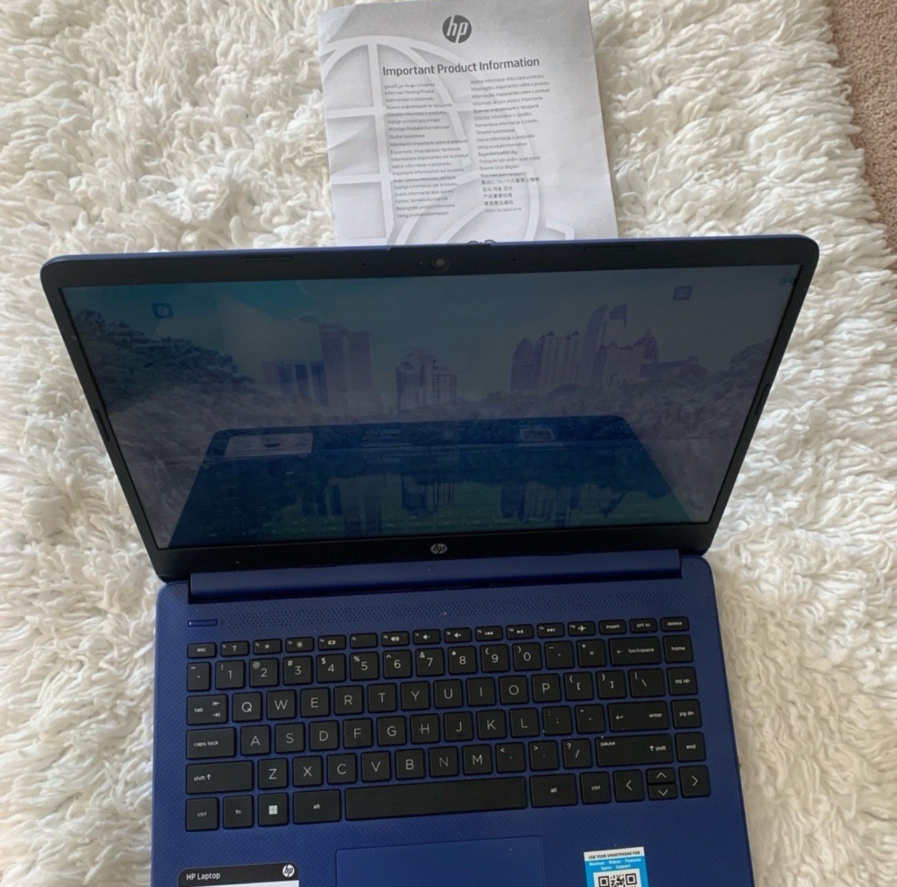 HP 14 inch (64 GB, AMD 3020e, 1.20 GHz, 4GB) Notebook/Laptop – Blue