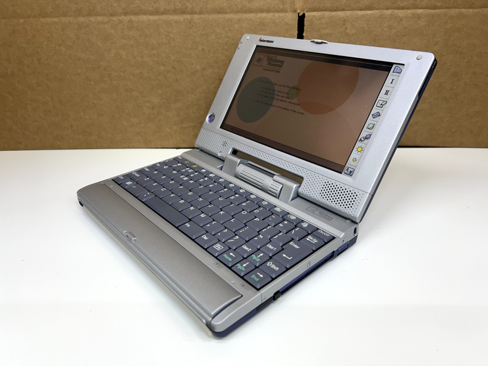 RARE Handheld Touch Laptop Intermec 6651 | Vintage Win CE 2000 | Collectible