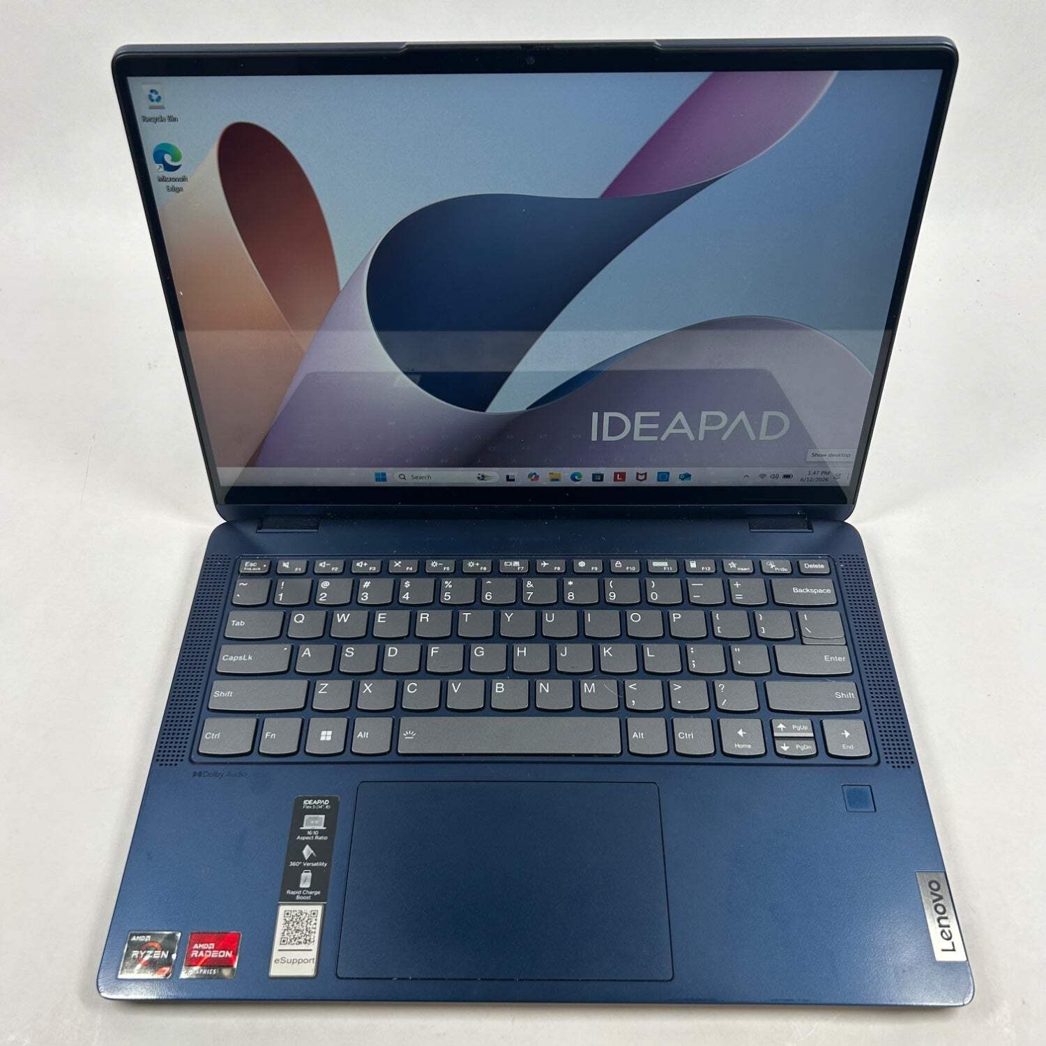 Lenovo IdeaPad 5 14ABR8 14″ Ryzen 7 7730U 2.0GHz 16GB RAM 512GB SSD