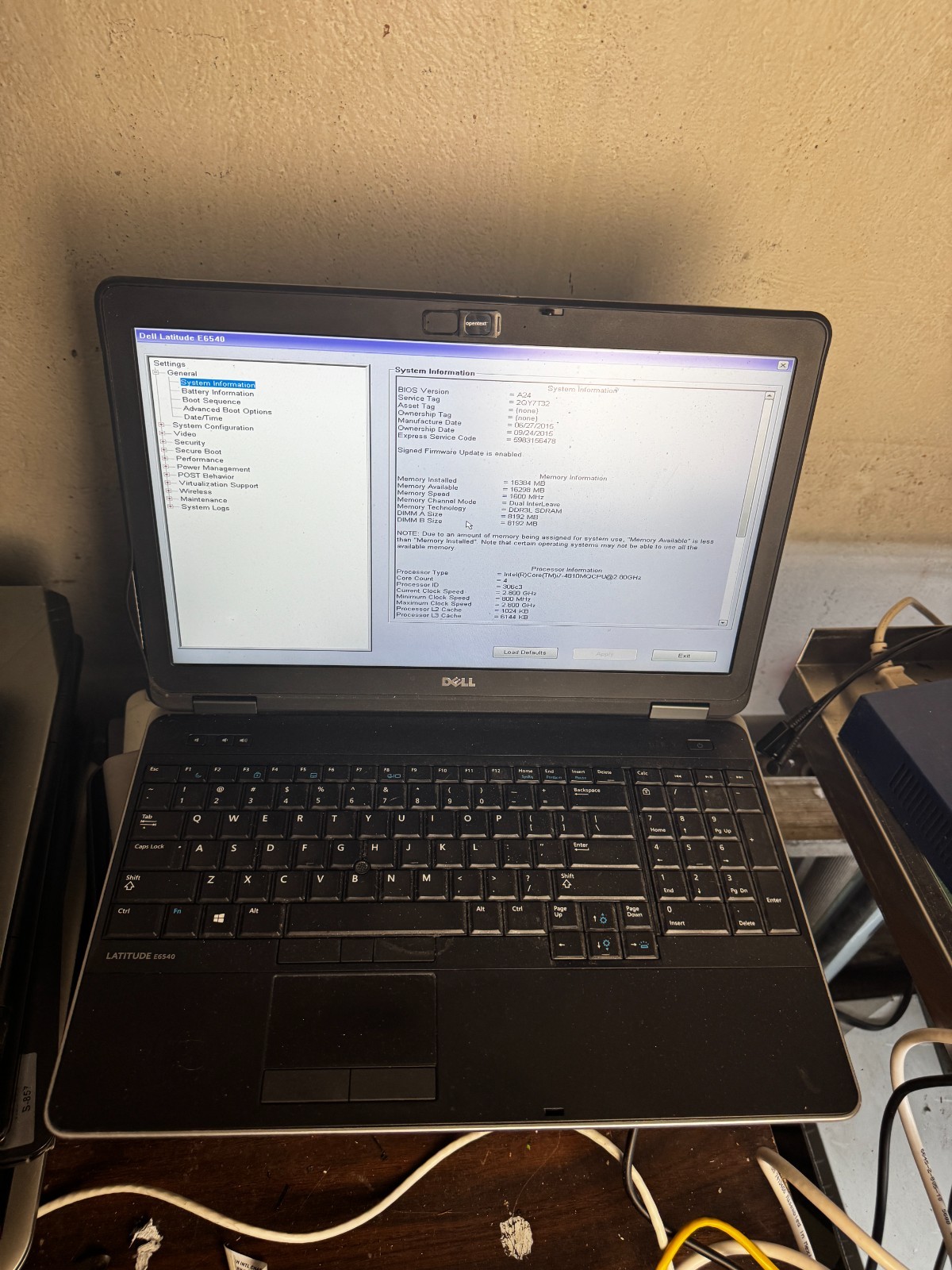Dell Latitude E6540 Core i7-4810MQ, 16GB RAM 15.6″ Laptop *READ #6179