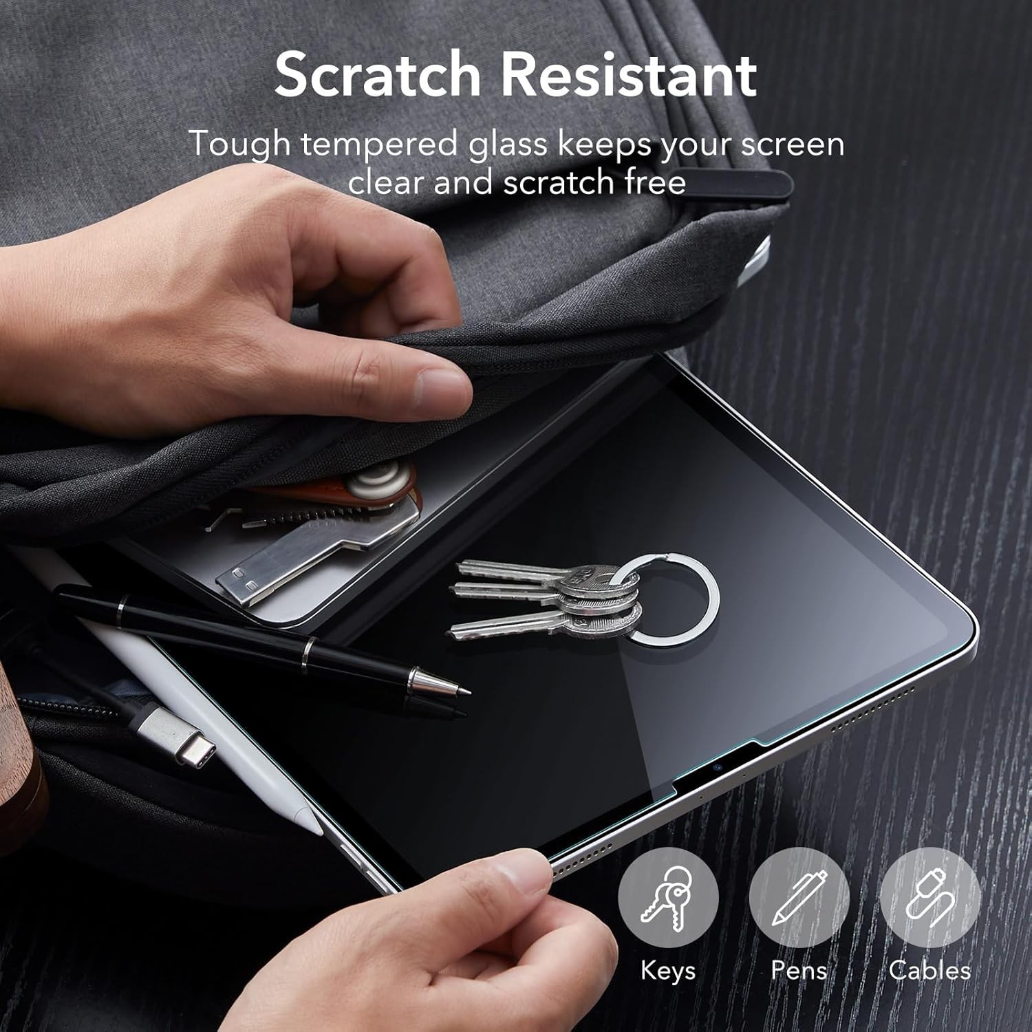 ESR iPad Pro 12.9 Screen Protector, Protective Film for iPad Pro 12.9 Inch