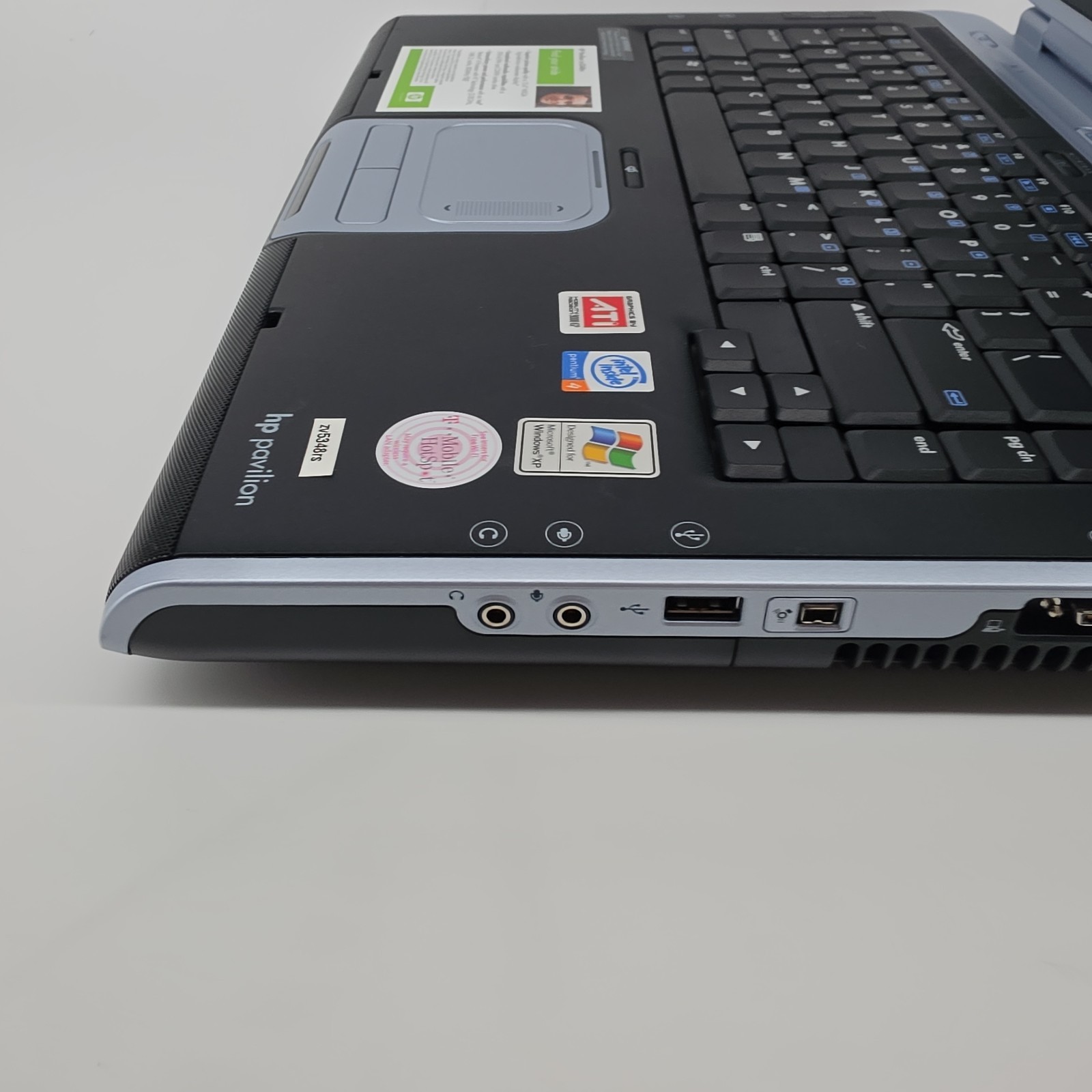 HP Pavillion ZV5000 Intel 4 Pentium Used No Power Cord REPAIR OR PARTS ONLY