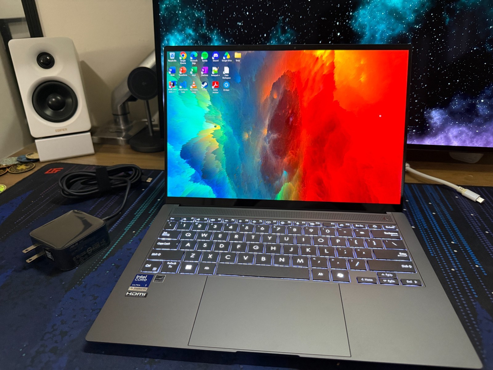 ASUS Zenbook S14 14″ 3K 120Hz OLED Touch Laptop Ultra 7 258V 32GB RAM 1TB SSD