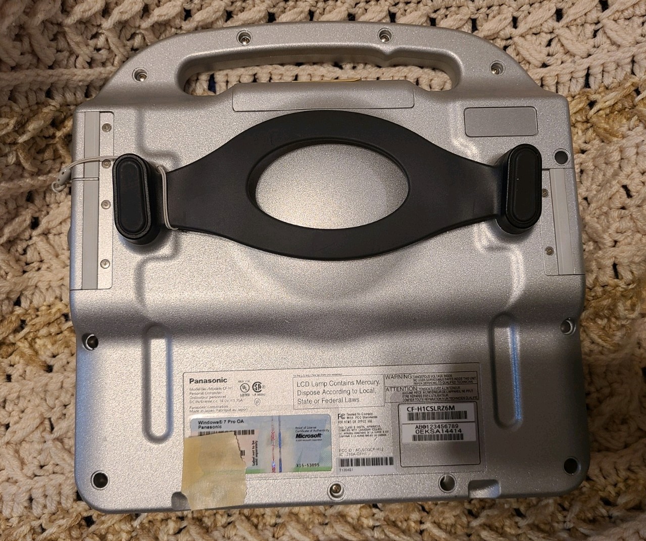 Panasonic Toughbook CF-H1 Tablet – No Power Adapter, No HDD