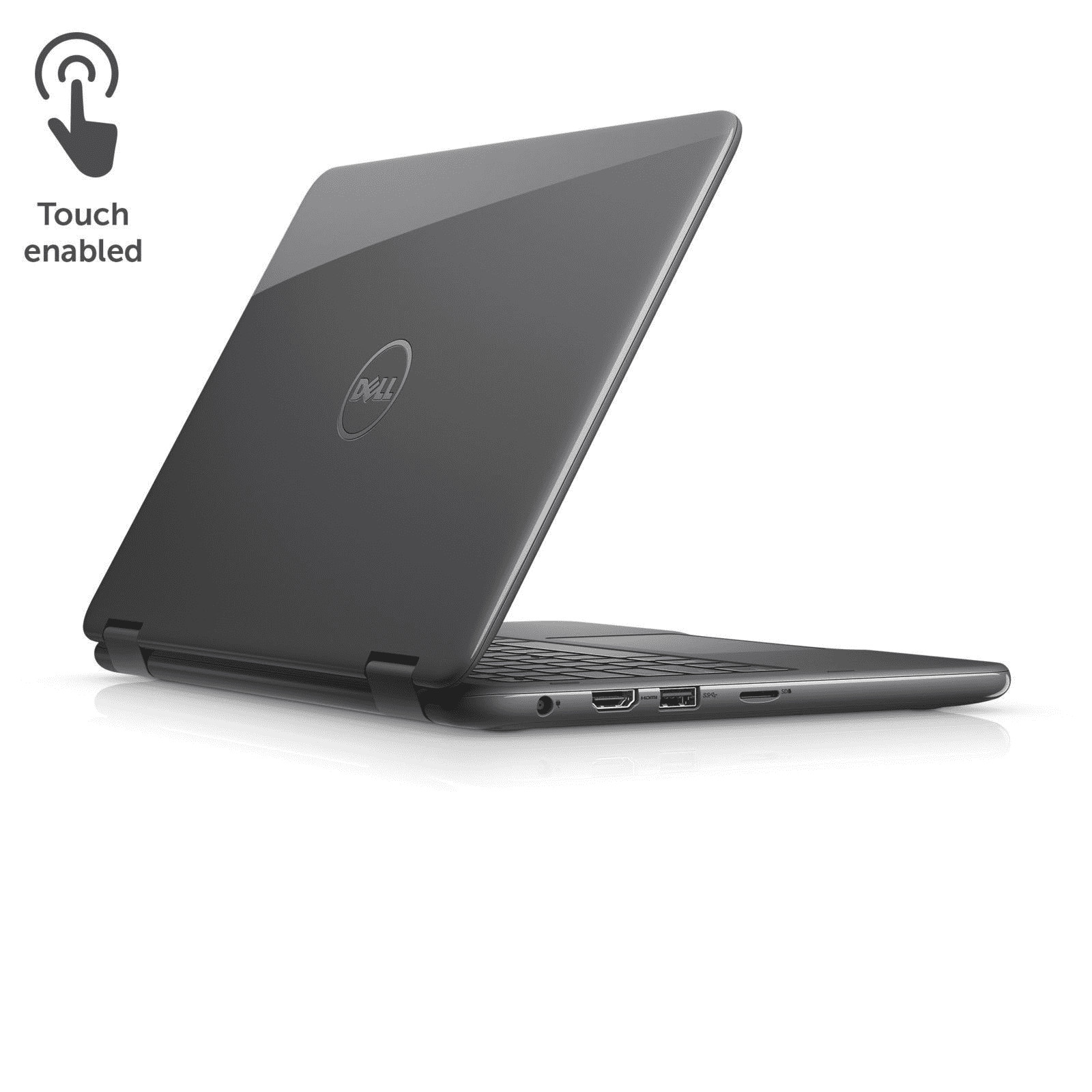 New Dell 11.6″ Inspiron Intel N3710 4G RAM 500GB HDD Touch 2-in-1 Notebook(Gray)
