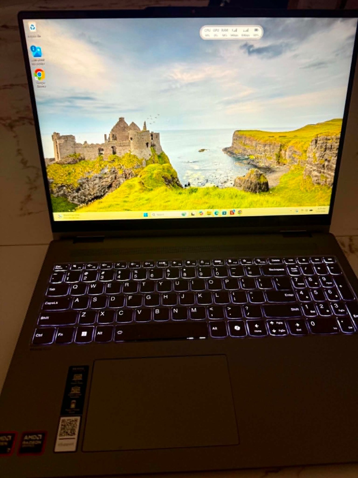 Lenovo IdeaPad 5 16AHP9 16″ (1TB SSD, AMD Ryzen 7 8845HS, 4.50GHz, 16GB)