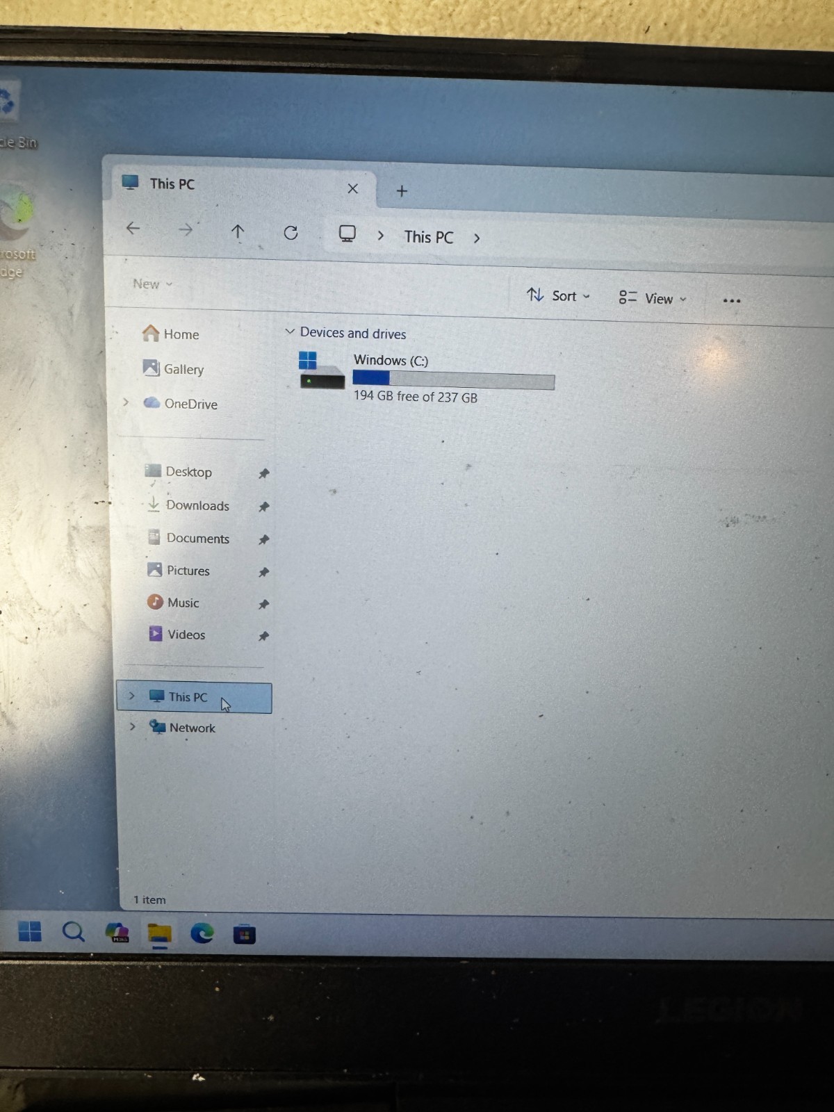 Lenovo Legion 81Q6 Core i7-9750H, 8GB RAM 256GB SSD GTX 1660TI Win11 *READ #5952