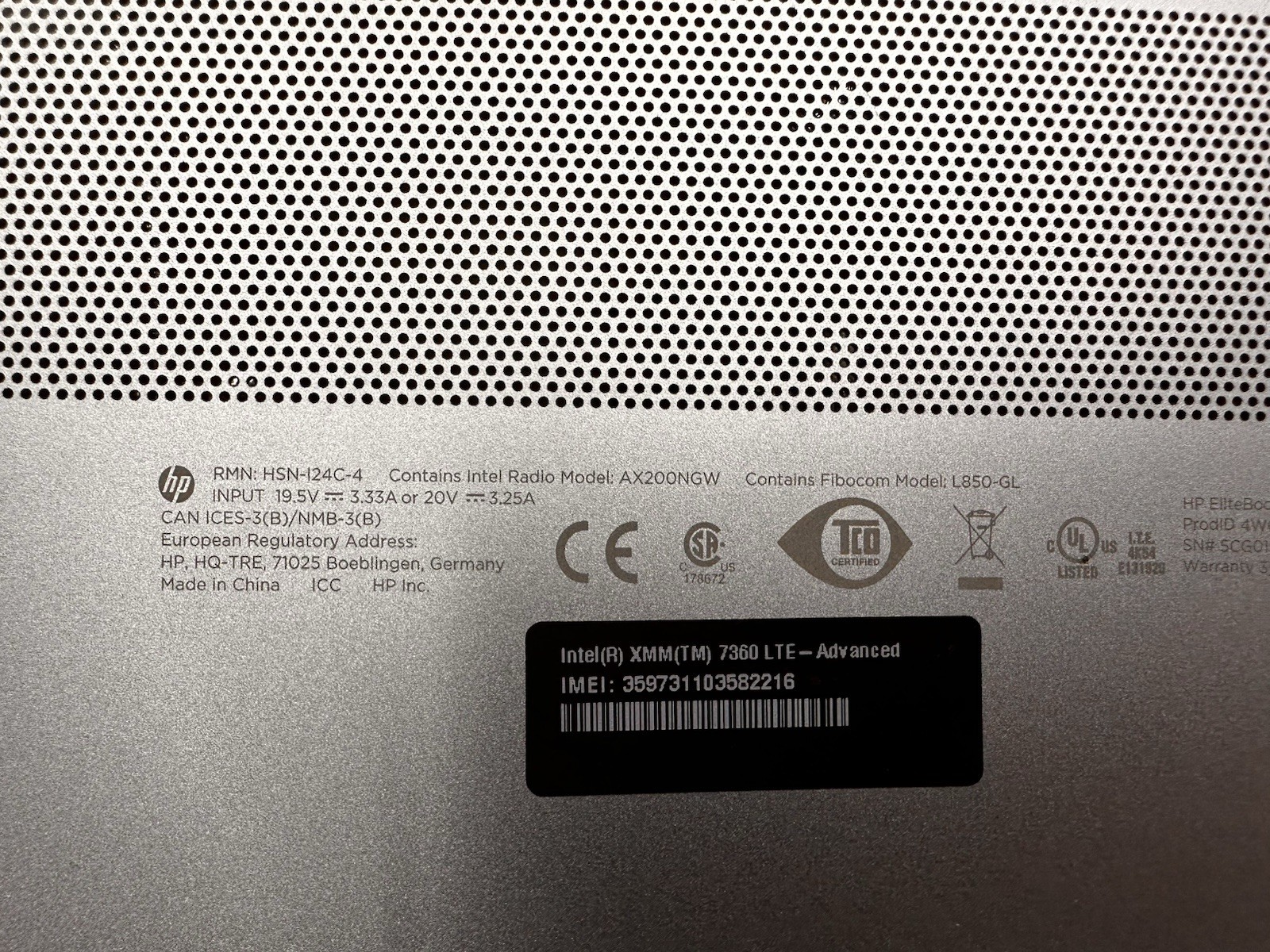 HP EliteBook 840 G6 Intel Core i7-8665U 16 GB DDR4 256 GB SSDNvme.Grade B+ . #02