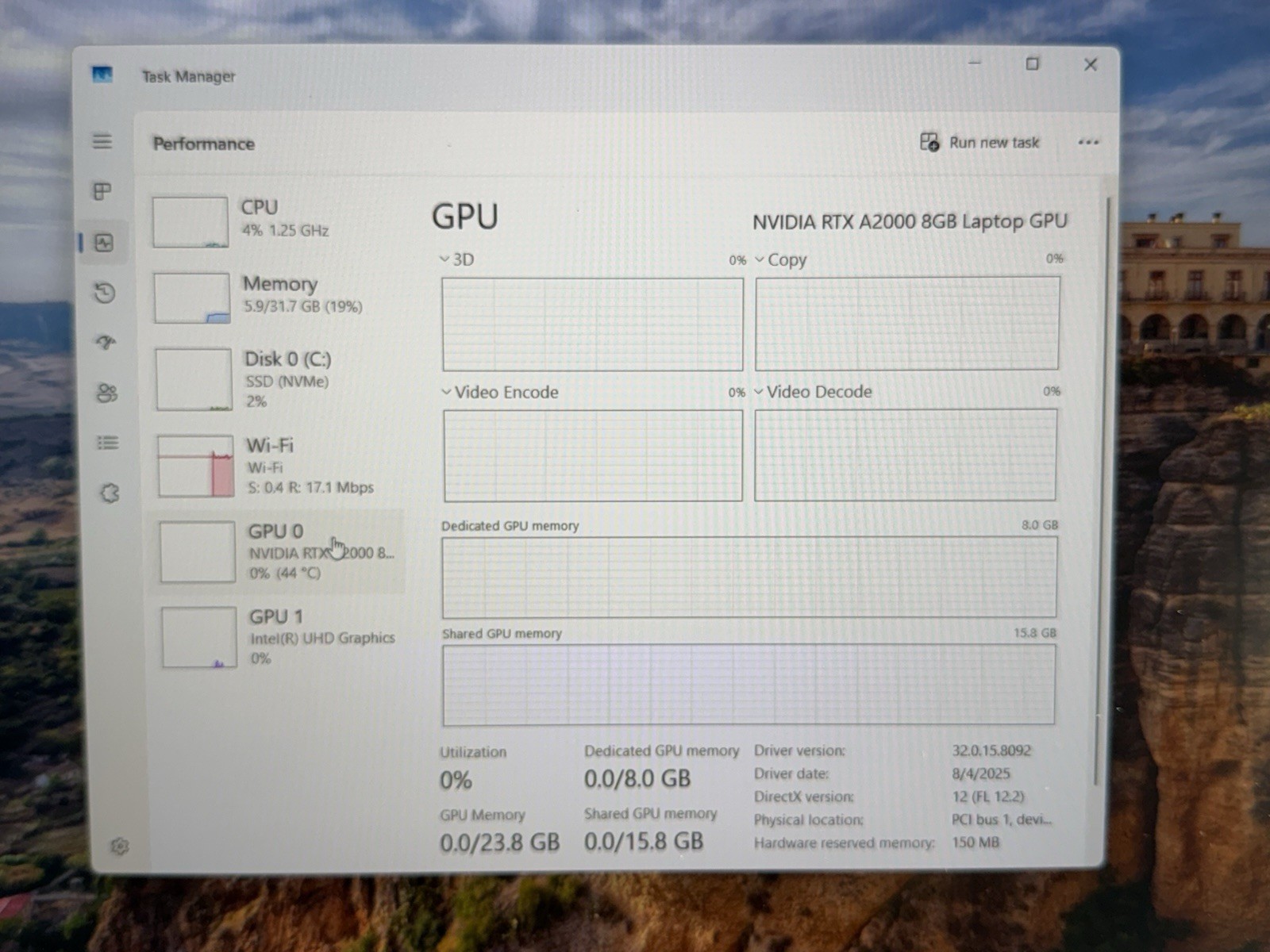 Dell Precision 7670 16″ i7-12850HX 32GB 512GB RTX A2000