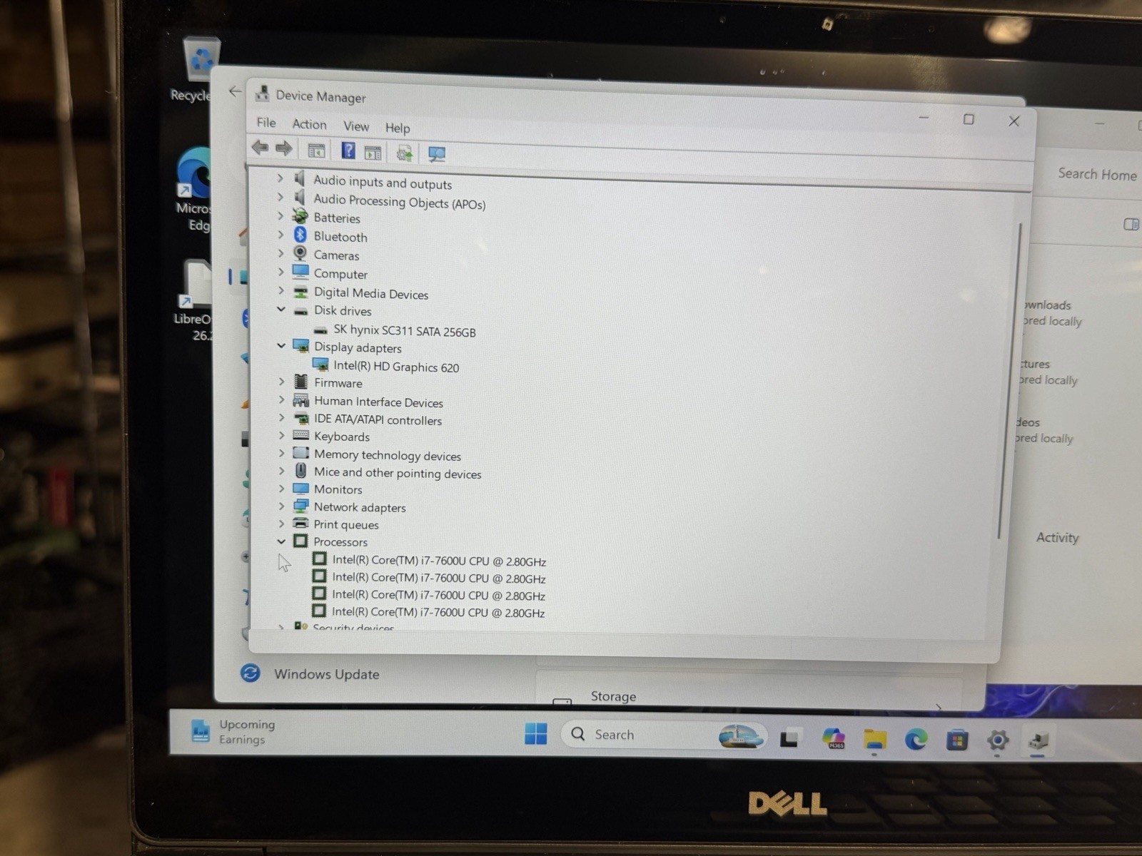 Dell Latitude 7480 14” i7-7600U 16GB RAM 256GB SSD Win 11 Pro + LibreOffice