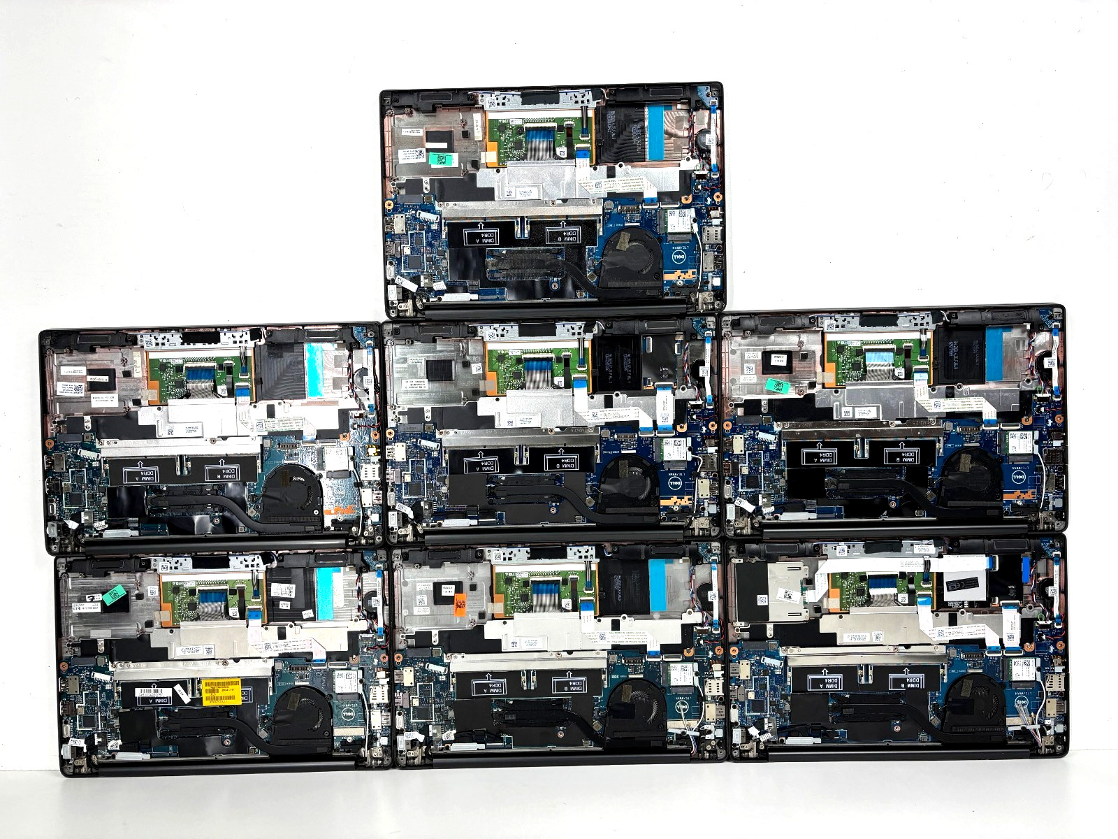 Lot (7) Dell Latitude 7400 14″ i7-8665U, 1.90GHz, NO HDD NO RAM NO BATTERY PARTS