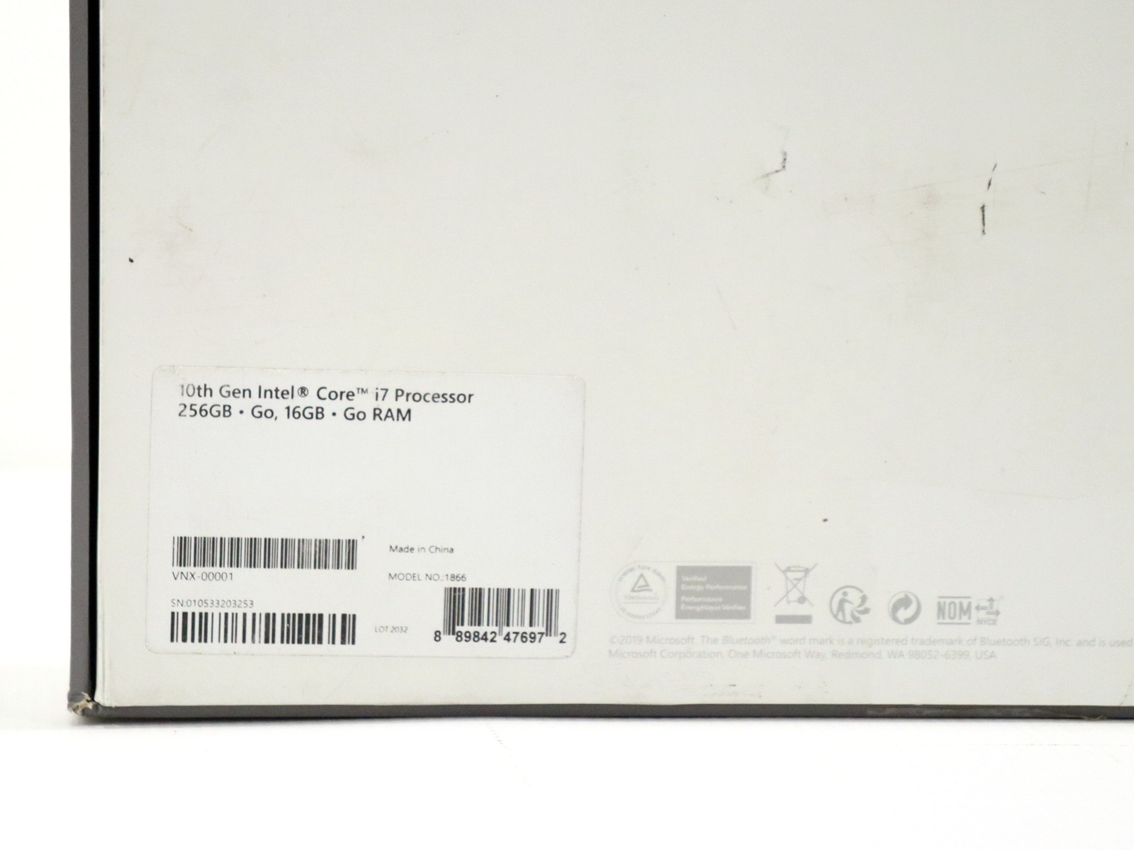 Microsoft Surface Pro 7 3K 12.3″ (1866) Core i7-1065G7 16GB 256GB NVMe W11H