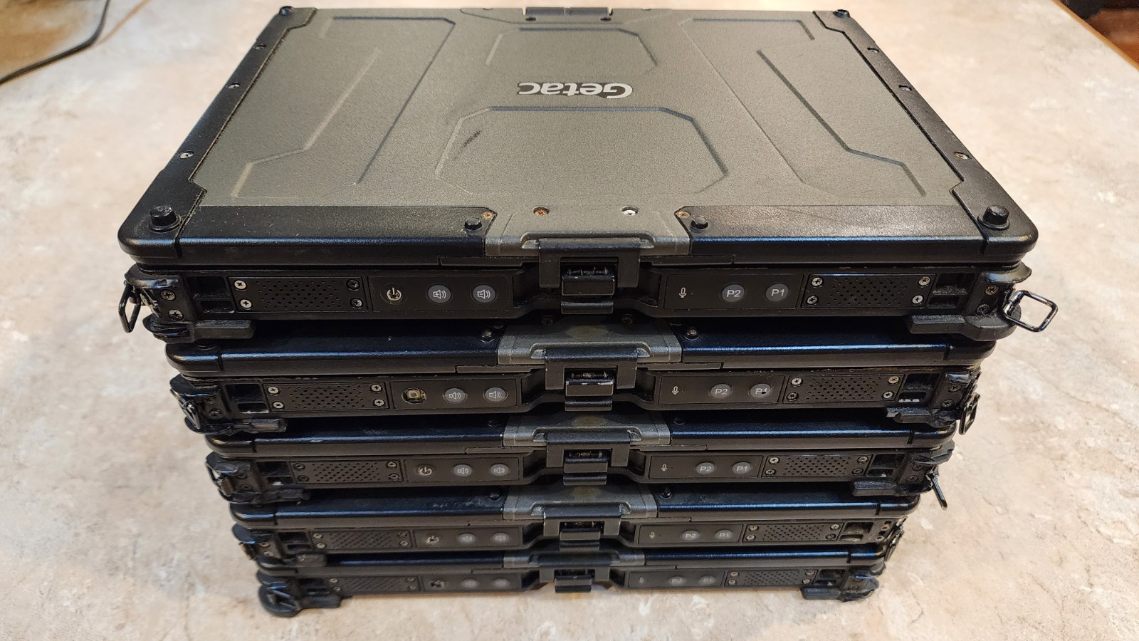 5x Lot 2-in-1 Getac V110 G2 11.6″ Touch Tablet PC i5-5200U 128GB SSD 8GB RAM
