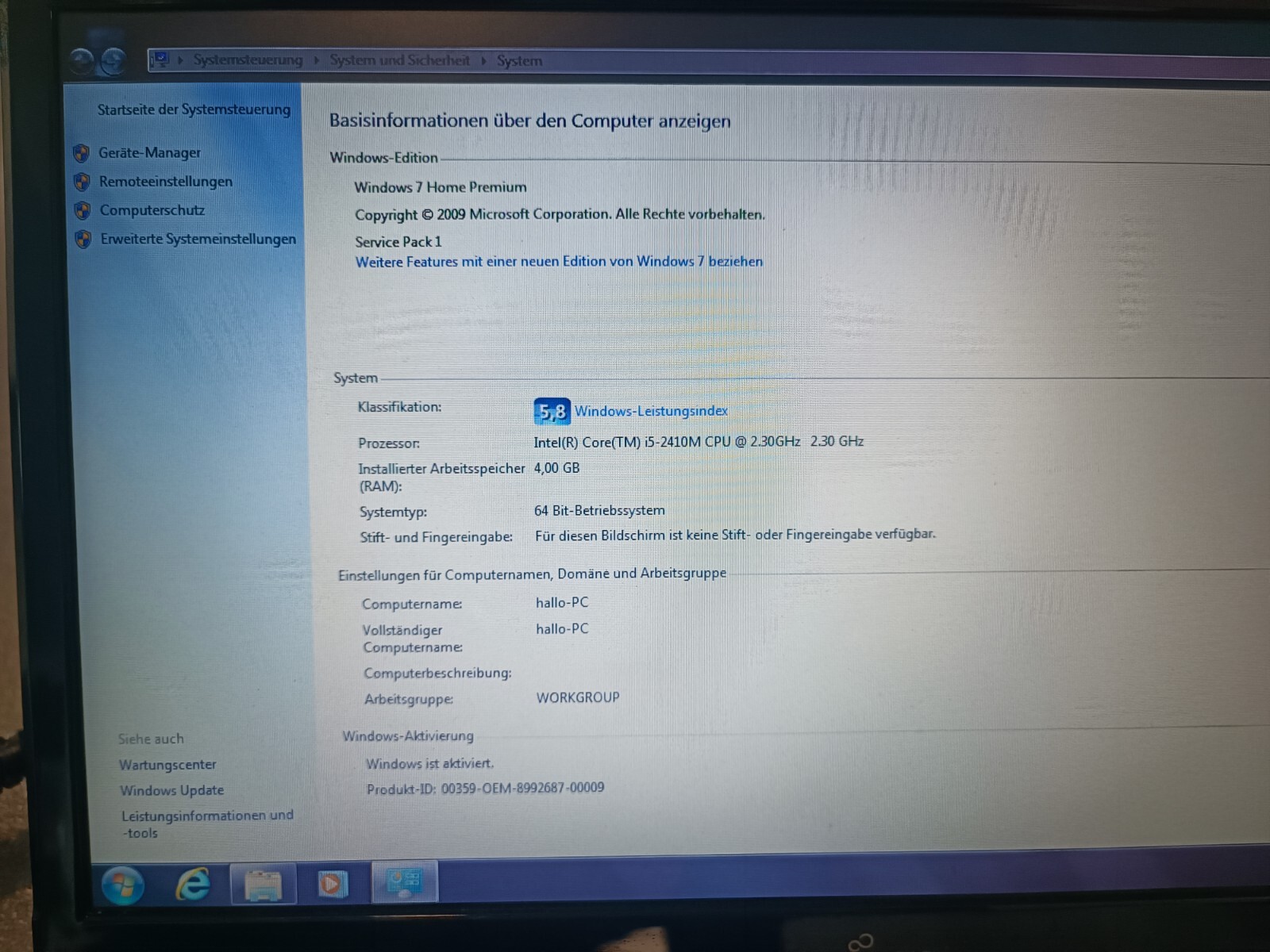 Fujitsu Lifebook Notebook Laptop LH531 i7-2410M 2.3GHz