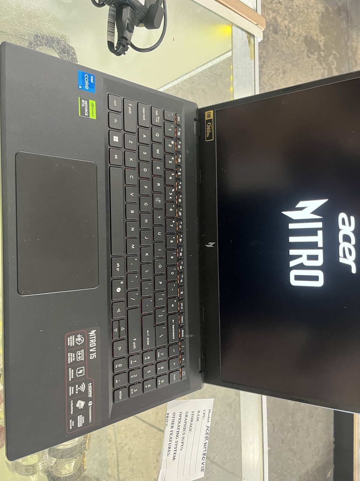 Acer Nitro V 15 Gaming Laptop Intel Core i5 RTX 8GB RAM 512GB SSD 15.6″ Win11