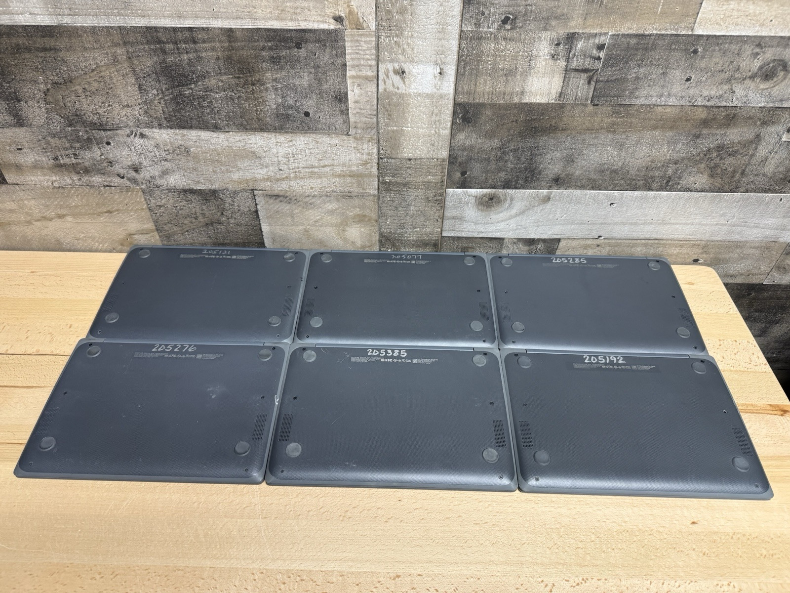 Lot of (6) HP Chromebooks 11A G8 EE AMD A4-9120C RADEON R4 1.60GHz 4 GB RAM 32GB