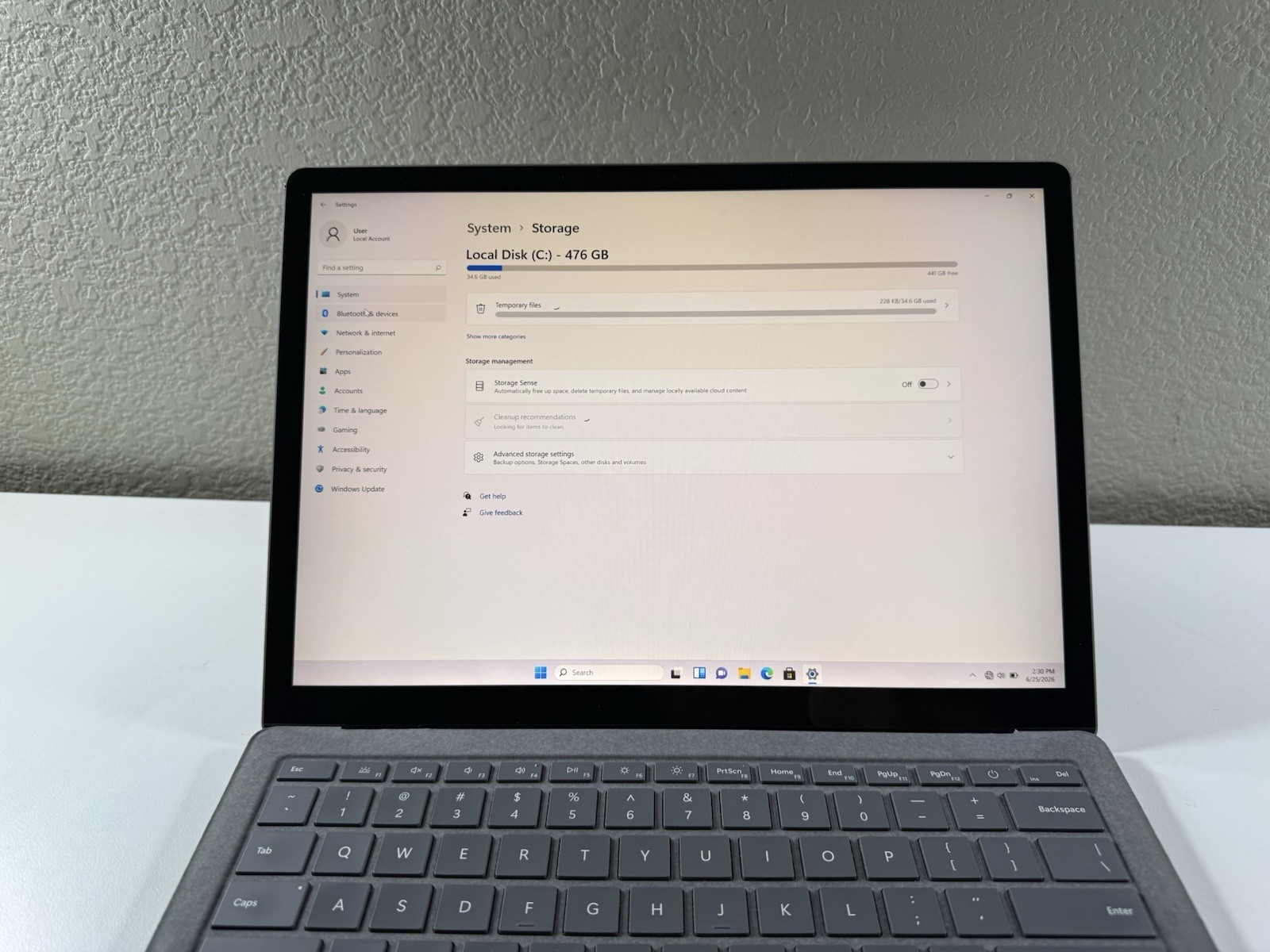 Microsoft Surface Laptop 5 13.5” 1950 Intel Core i7-1265U 16GB RAM 512GB NVME
