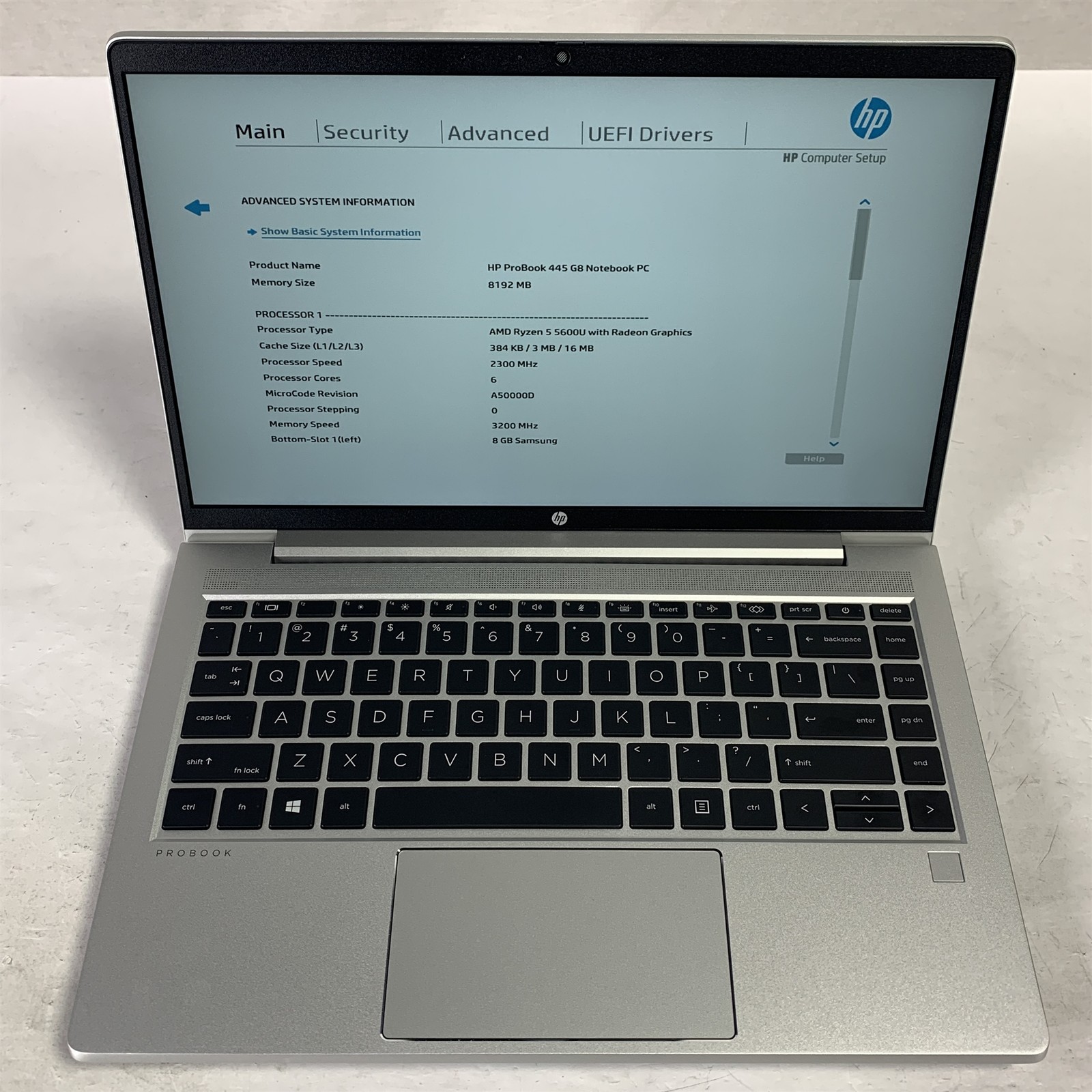HP ProBook 445 G8 14″ Laptop Ryzen 5 5600U 2.3GHz 8GB – NO DRIVE
