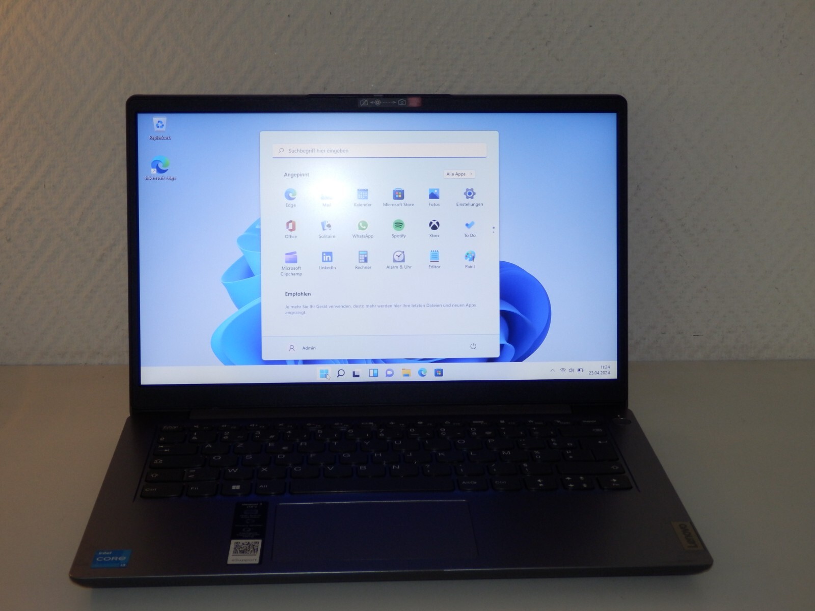 Lenovo IdeaPad 3 14ITL6, Intel i3-1115G4, 8GB Ram, 256GB SSD, 14″ FHD, Intel UHD