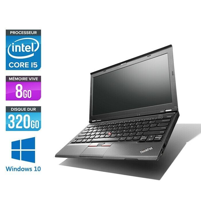 Special offer Lenovo X230 Core i5 Max. 3.3 Ghz 8 GB 320 GB Win 10 2-year warranty