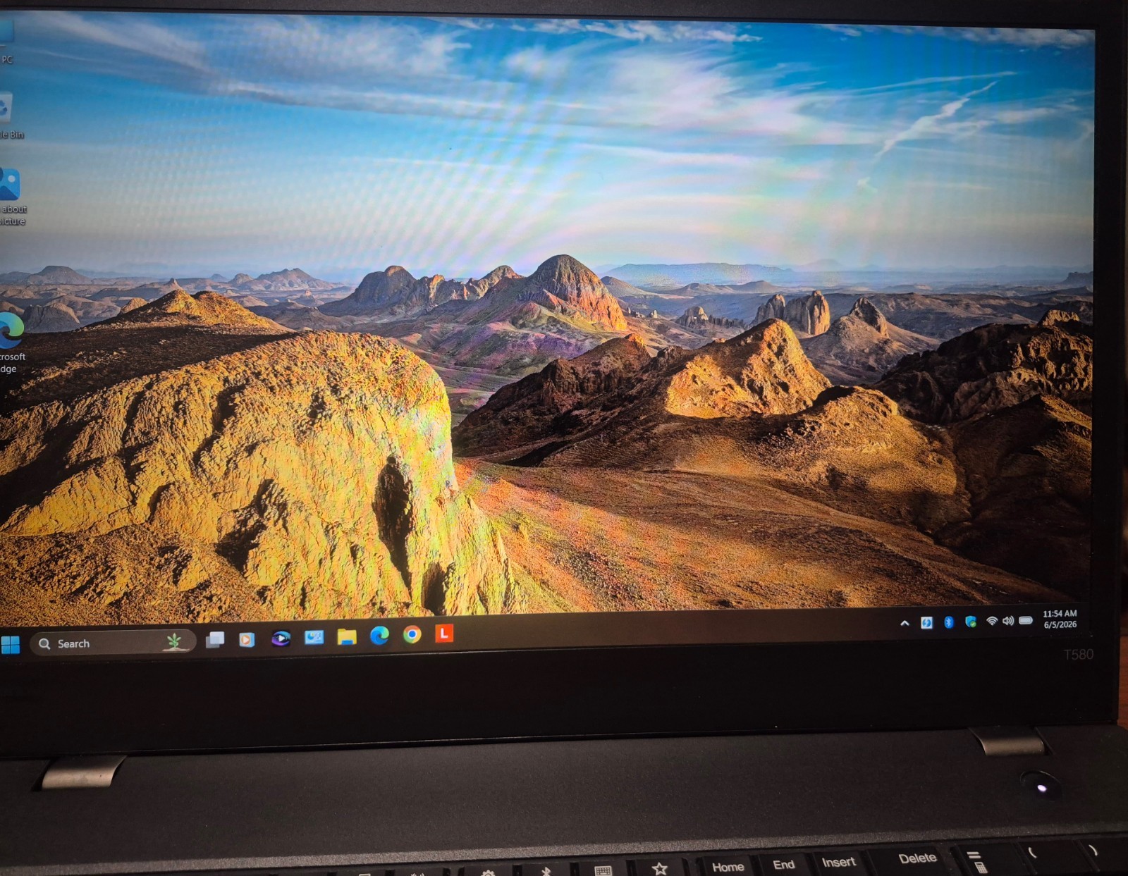 LENOVO THINKPAD T580 LAPTOP i7-8550U 16GB RAM 512GB NVMe WIN 11+ OFFICE 2024