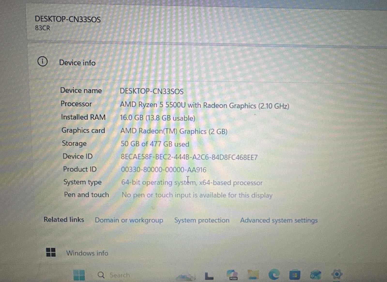 Lenovo IdeaPad 1 Laptop 15.6” FHD Display, AMD Ryzen 5 5500U, 16.0 Ra, 512GB SSD