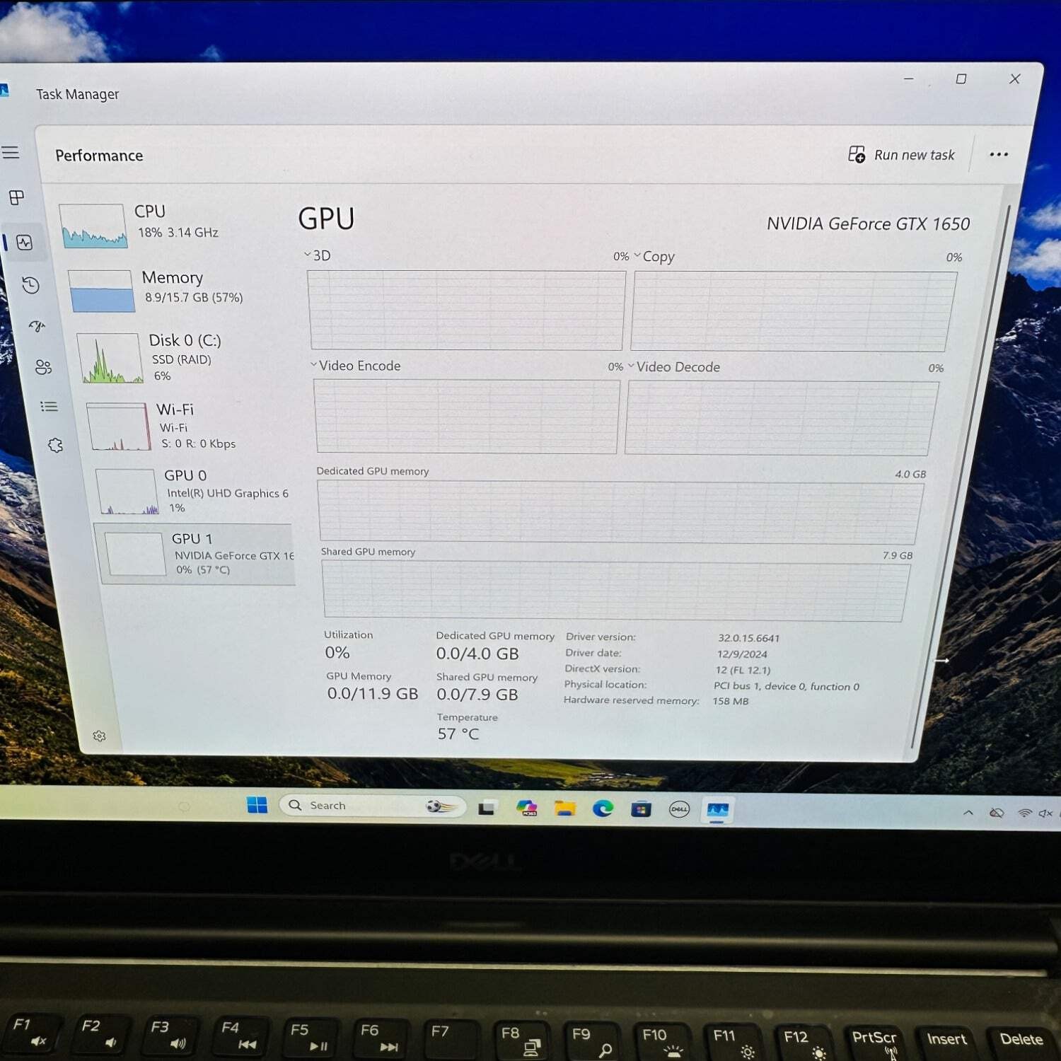 Dell XPS 14 7590 15.6″ i7-9750H 2.6GHz 16GB RAM 512GB SSD GeForce GTX 1650