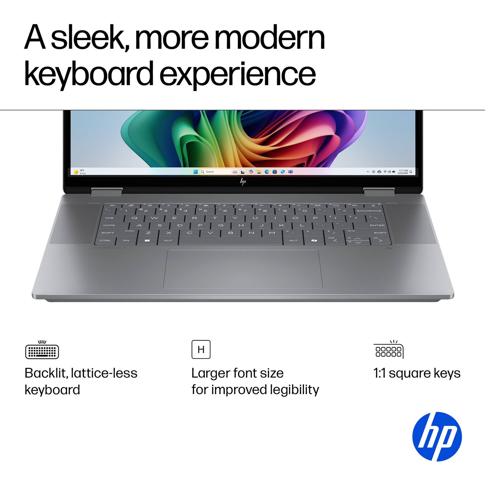 HP – OmniBook X Flip 2-in-1 – Copilot+ PC – 16″ 2K Touch-Screen Laptop – AMD …