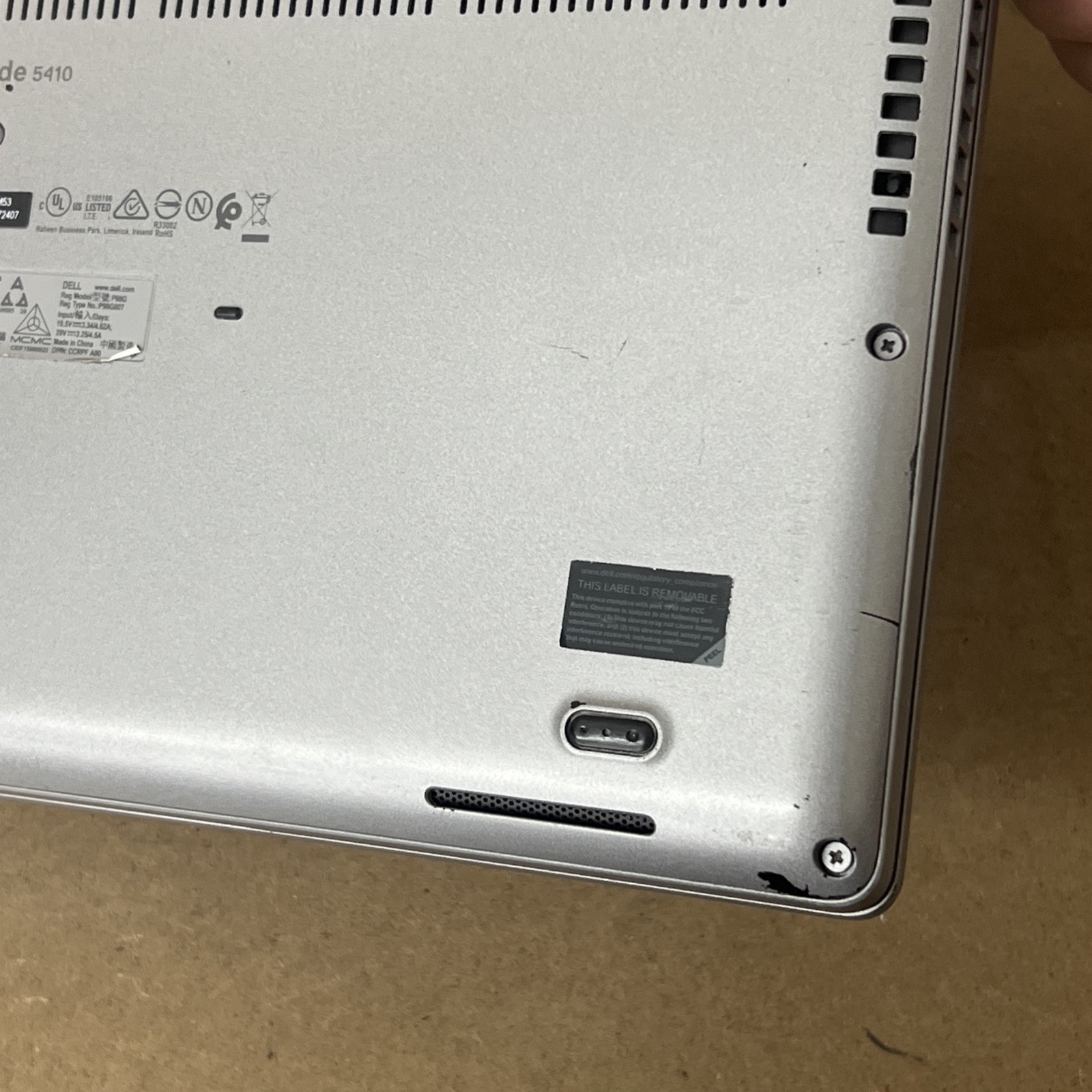 Dell Latitude 5410 i5-10210U 1.6GHz 16GB Ram 256GB SSD – Fair *Low Battery*