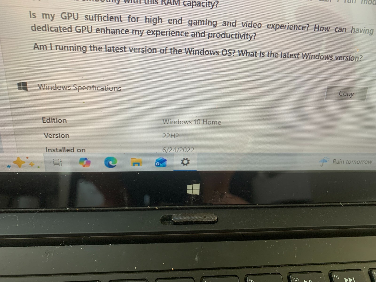 HP Split 13 x2 PC 13.3” Touchscreen Intel Core i3-4012Y 1.5GHz 4GB RAM 128GB SSD