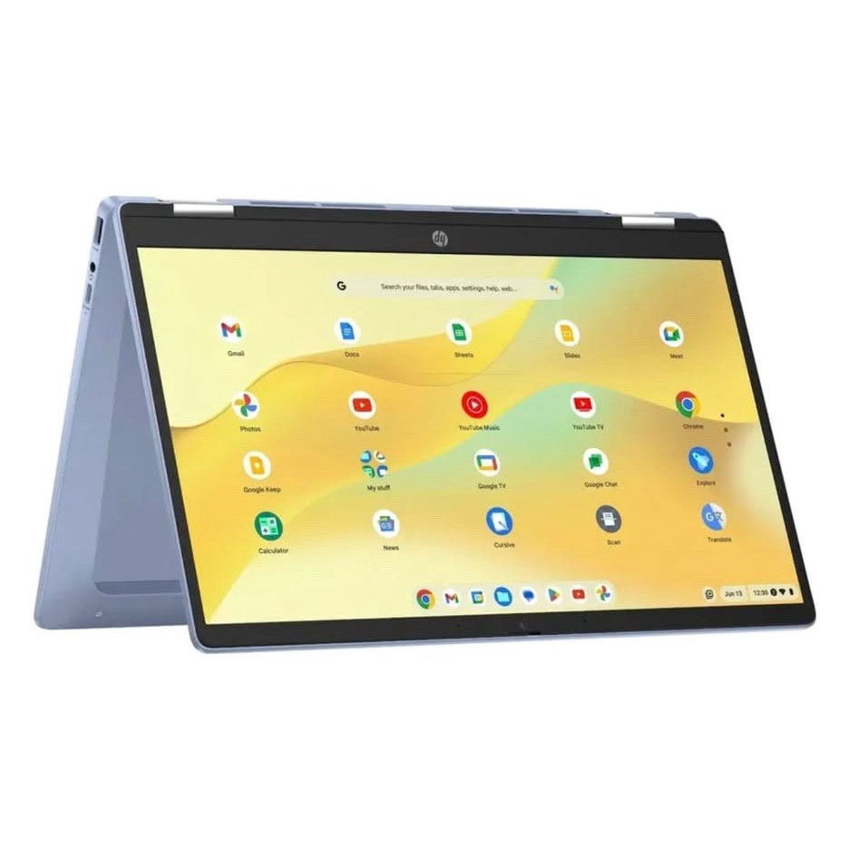 HP Chromebook 14in FHD 2-in-1 Touchscreen Intel Celeron 4GB 32GB Blue