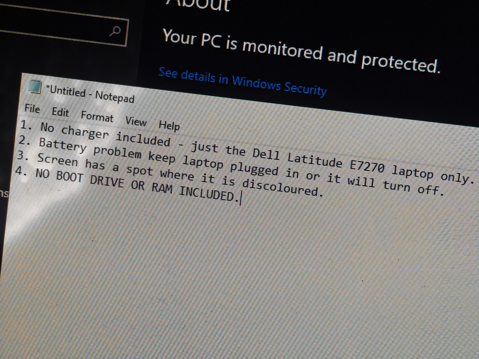 Dell Latitude E7270 P26S – NO BOOT DRIVE/RAM, Intel i7-6600U