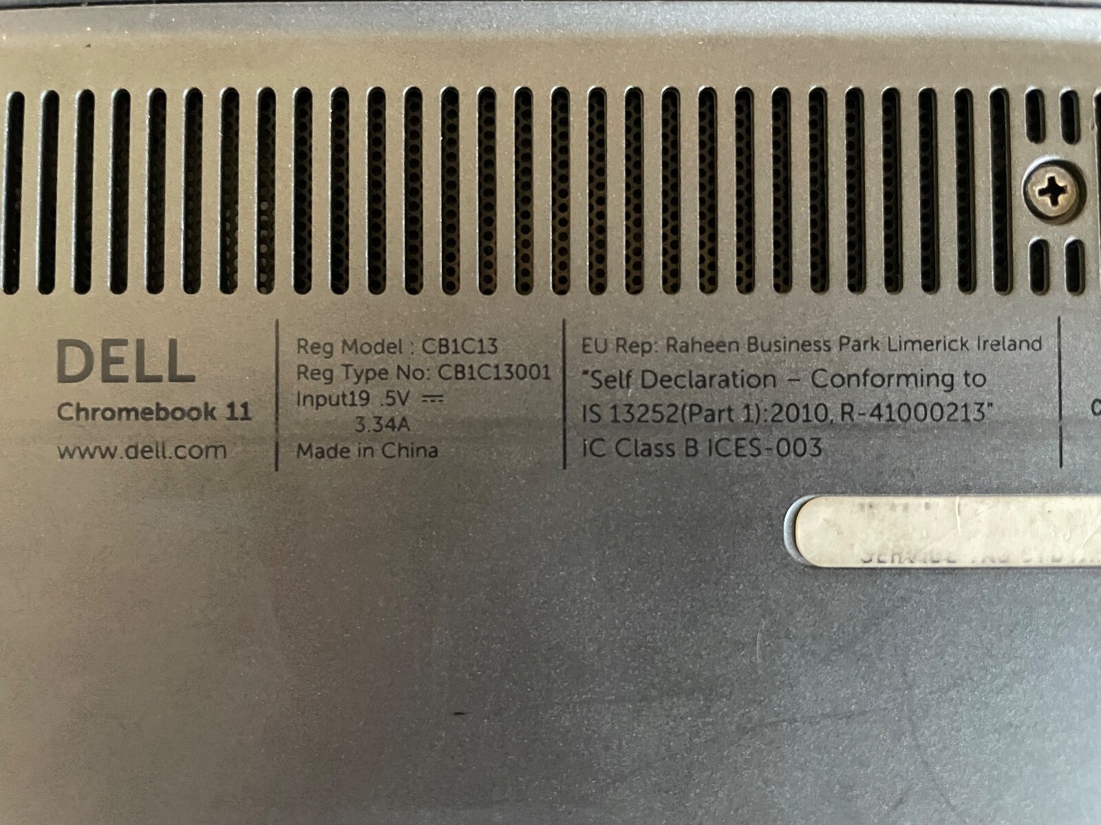 Dell Chromebook 11″ CB1C13 Celeron