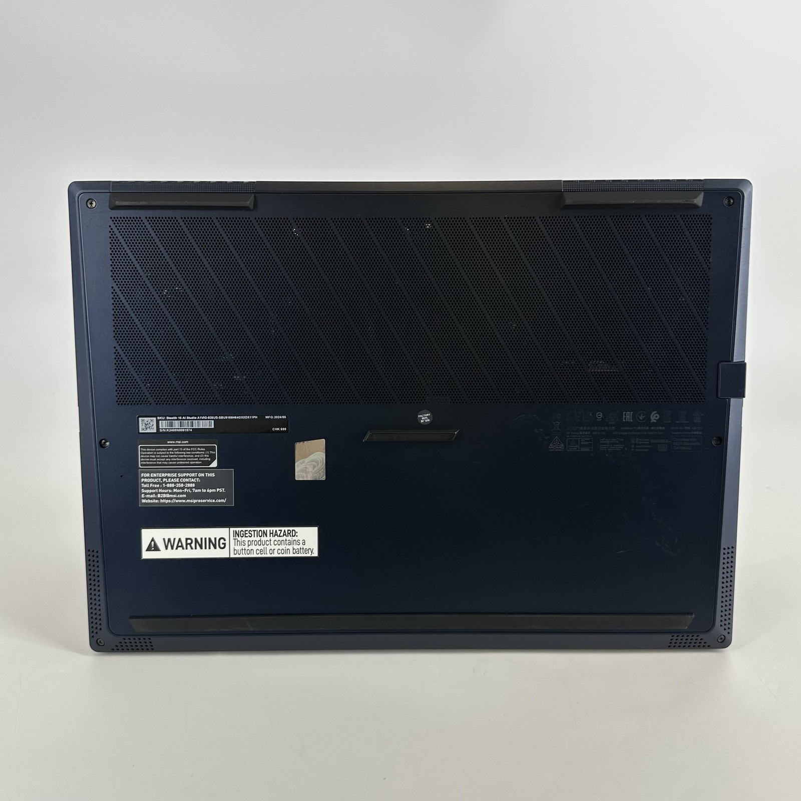 MSI Stealth 16 AI Studio UHD+ 2.5 GHz Ultra 9 185H 64GB 2TB SSD NVIDIA RTX 4090