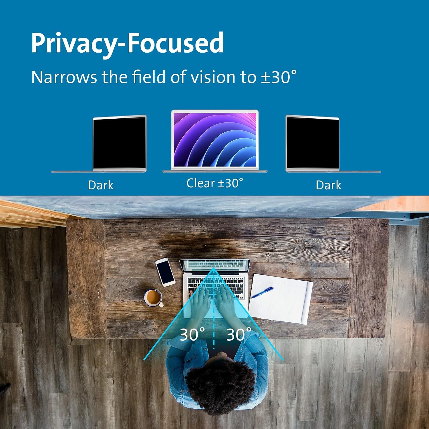 Screen Protector for 14 inch Laptop, Removable Privacy Filter, Anti Glare