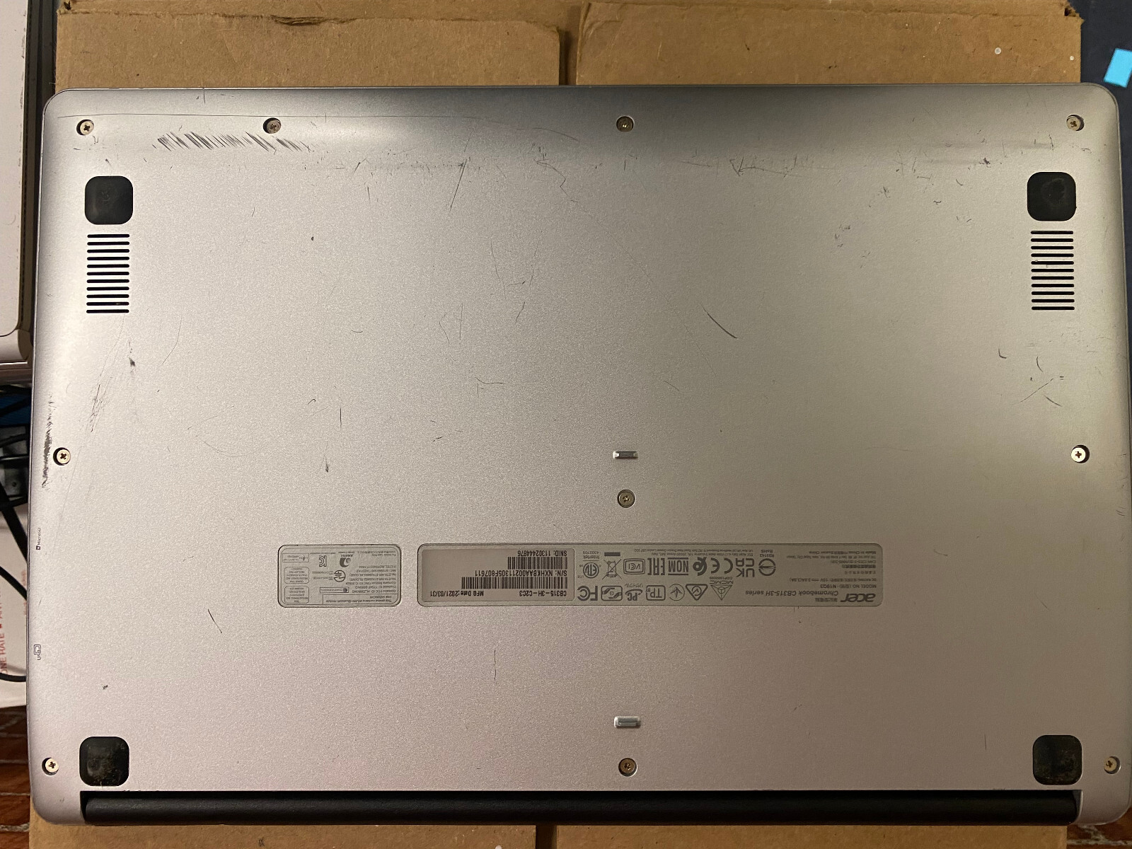 Acer Chromebook CB315-3H 15.6″ (32GB, Intel Celeron N4000 @ 1.10GHz, 4GB RAM)