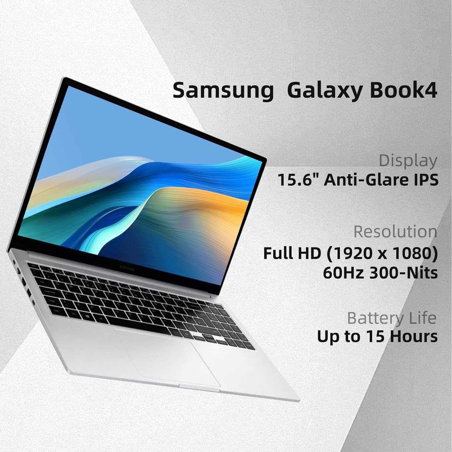 Samsung Galaxy Book4 Laptop 15.6″ IPS 10-Core Intel 7 150U 16GB RAM 512GB SSD