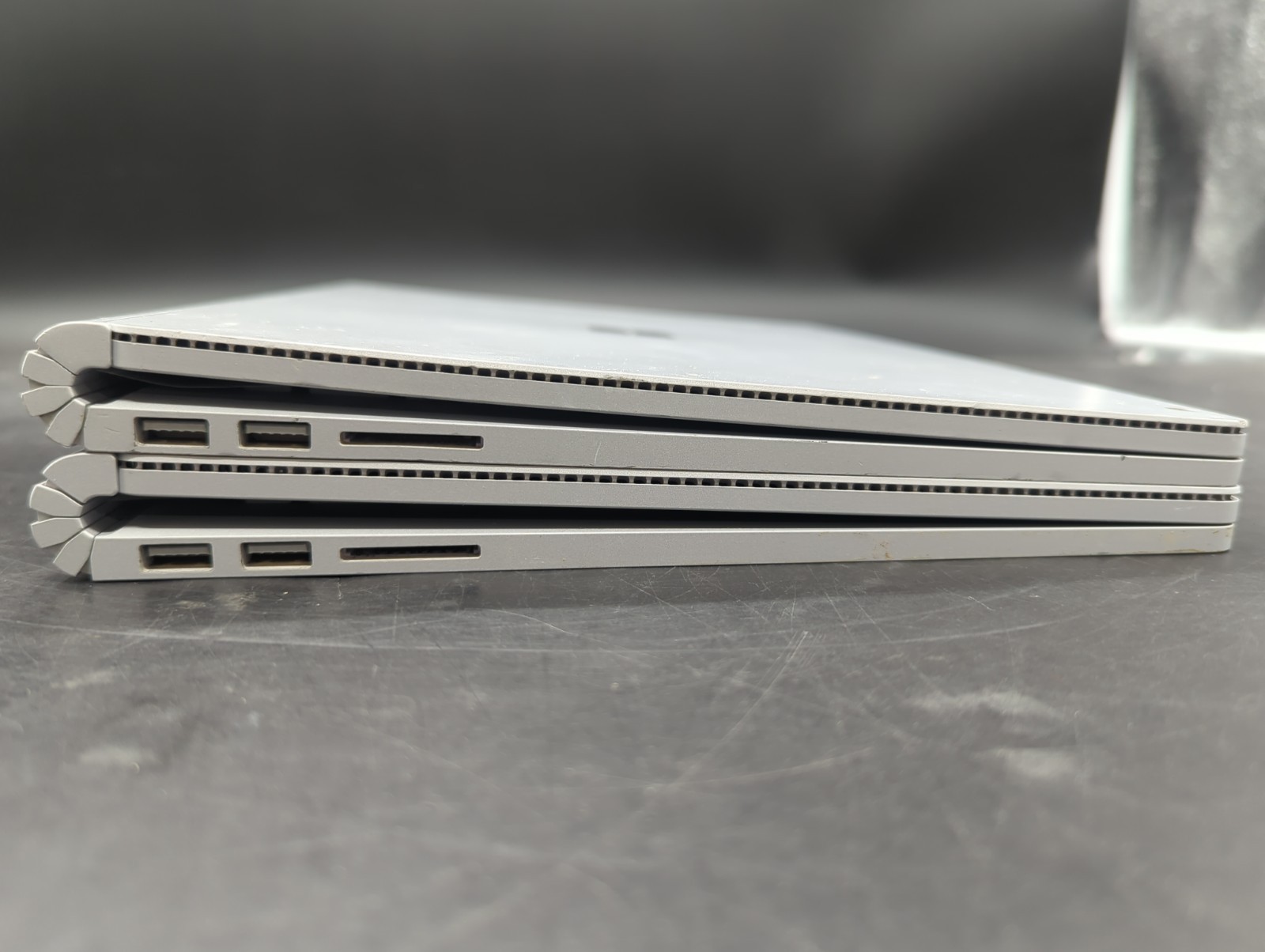 Lot of 2: Microsoft Surface Book: i5/7 6th Gen: 8/16GB RAM: 128/256GB SSD: No OS