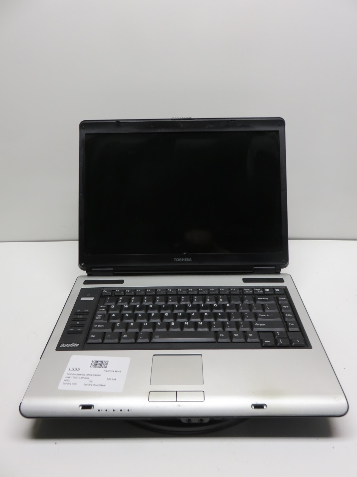 Toshiba Satellite A105-S4054 Laptop Intel Core Solo 500MB Ram – Lines in Screen