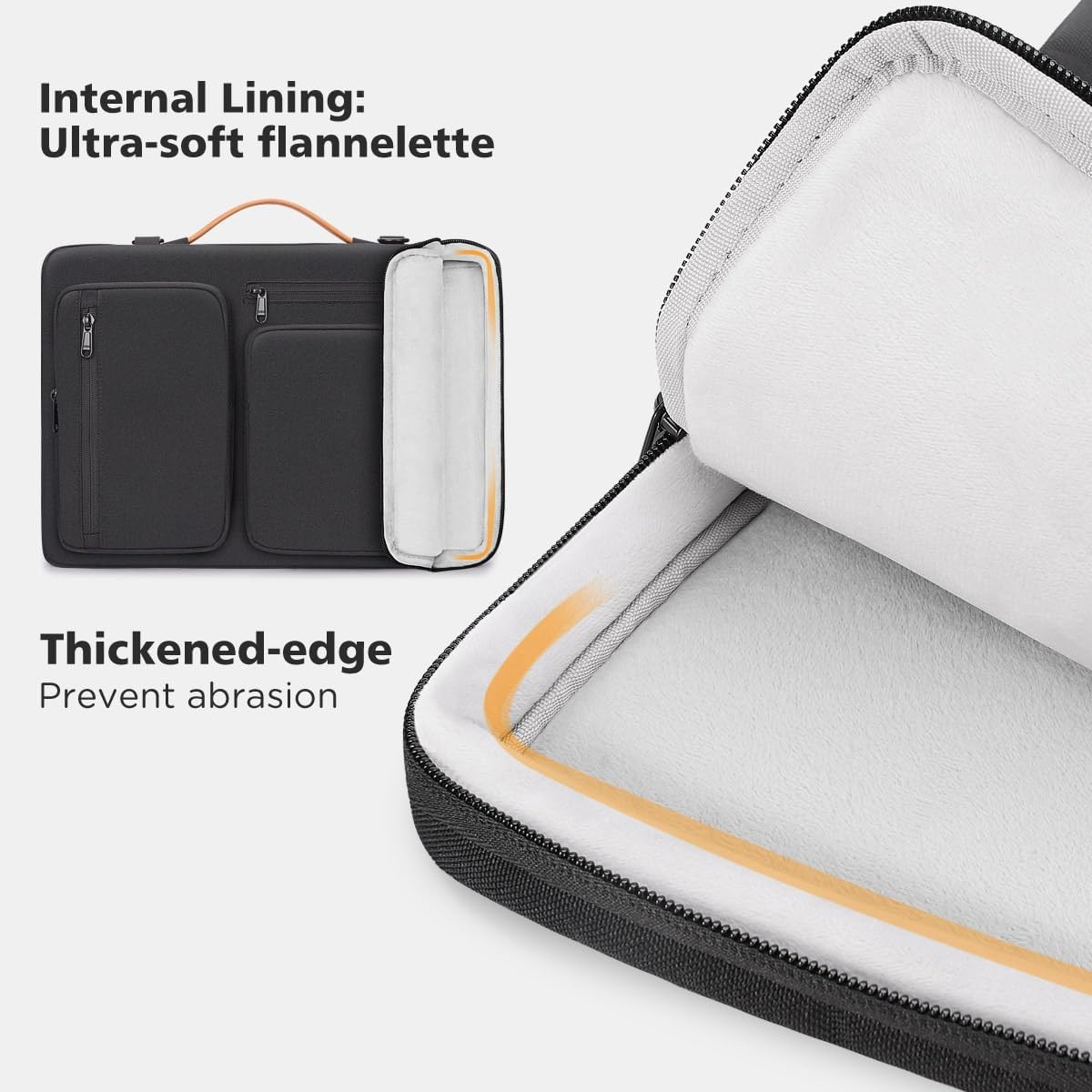 17.3″ Laptop Shoulder Sleeve Bag Case for Lenovo Legion 5/5i, Dell G7, Acer, Bla