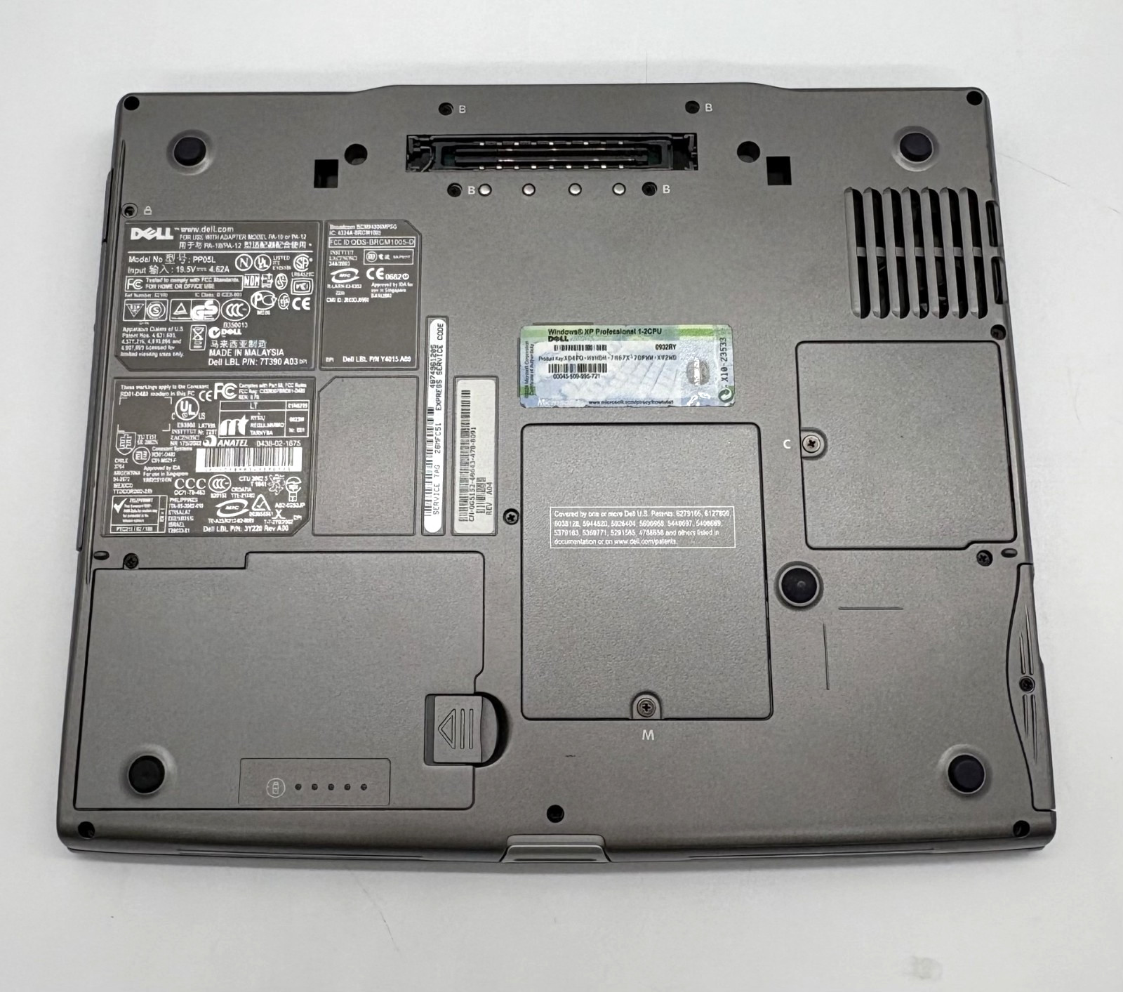 Dell Latitude D600 D630 vintage laptop PCs, NO os or HDD Laptop Boot to Bios