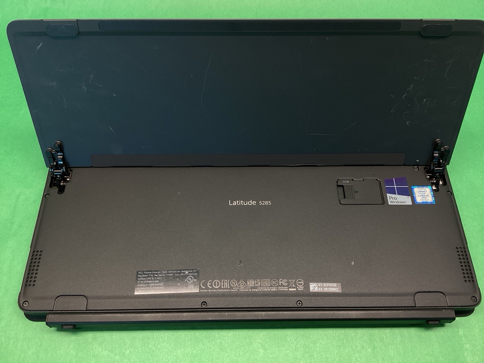 Dell Latitude 5285 2 in 1 Laptop Tablet i5-7300U 256GB 8GB & Keyboard- UNTESTED